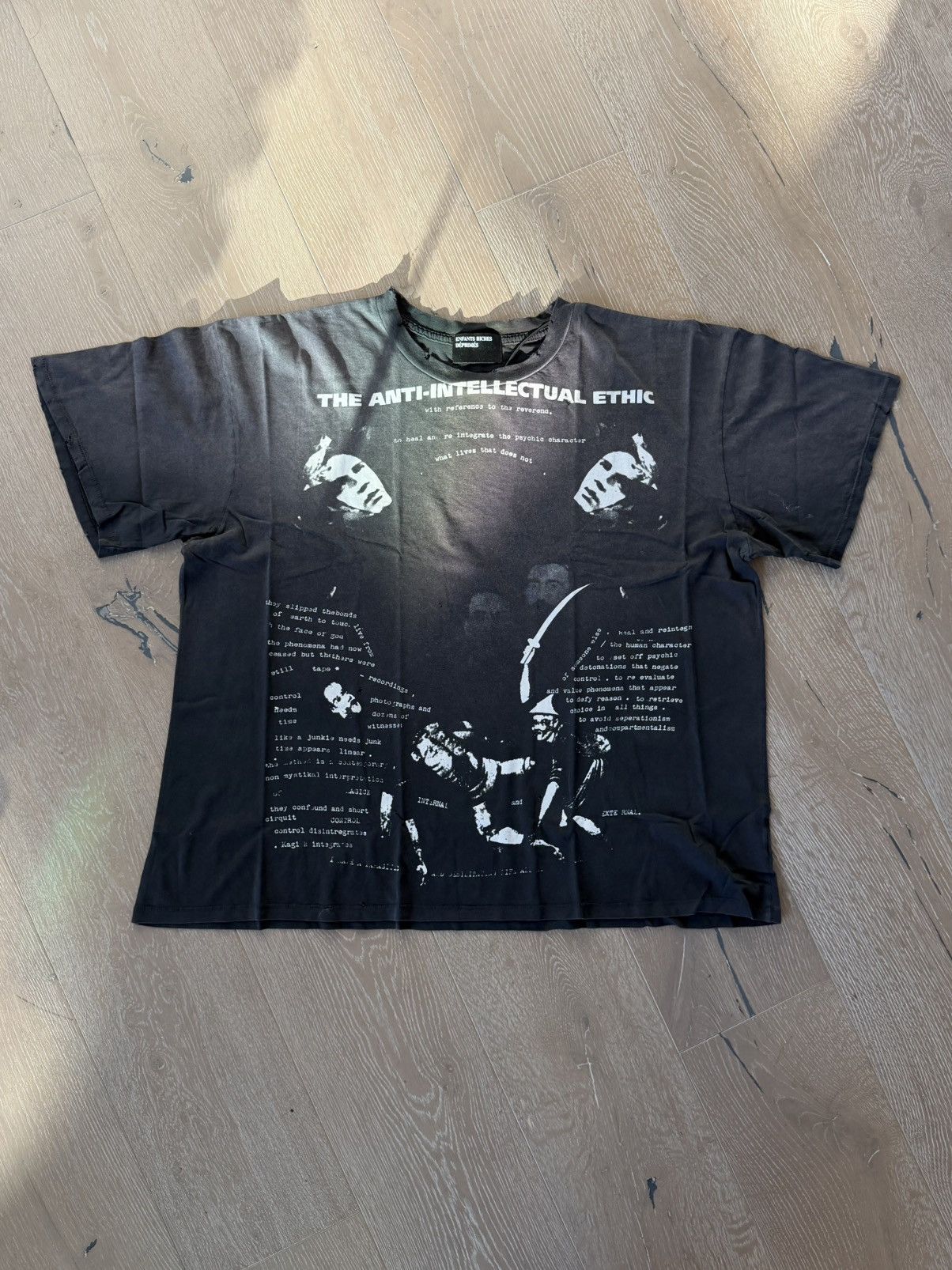 Enfants Riches Deprimes ERD Anti-Intellectual Ethic Tee Size US XXL / EU 58 / 5 - 1 Thumbnail