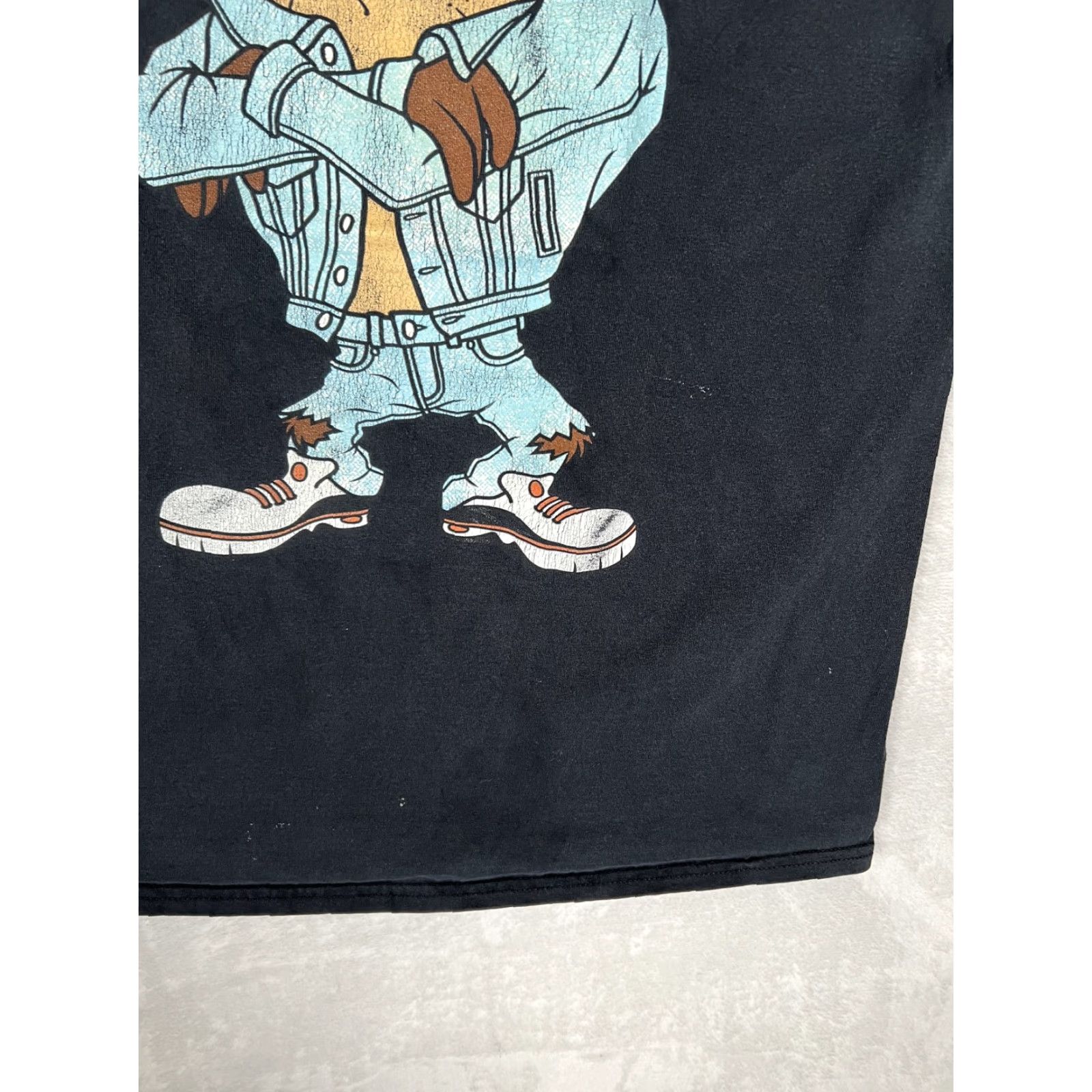 Vintage VINTAGE Neff T-Shirt Mens Large Black Taz Looney Tunes Graphic Cartoon Crew Neck Short Sleeve Streetwear Hip Hop Tee Size US L / EU 52-54 / 3 - 4 Thumbnail