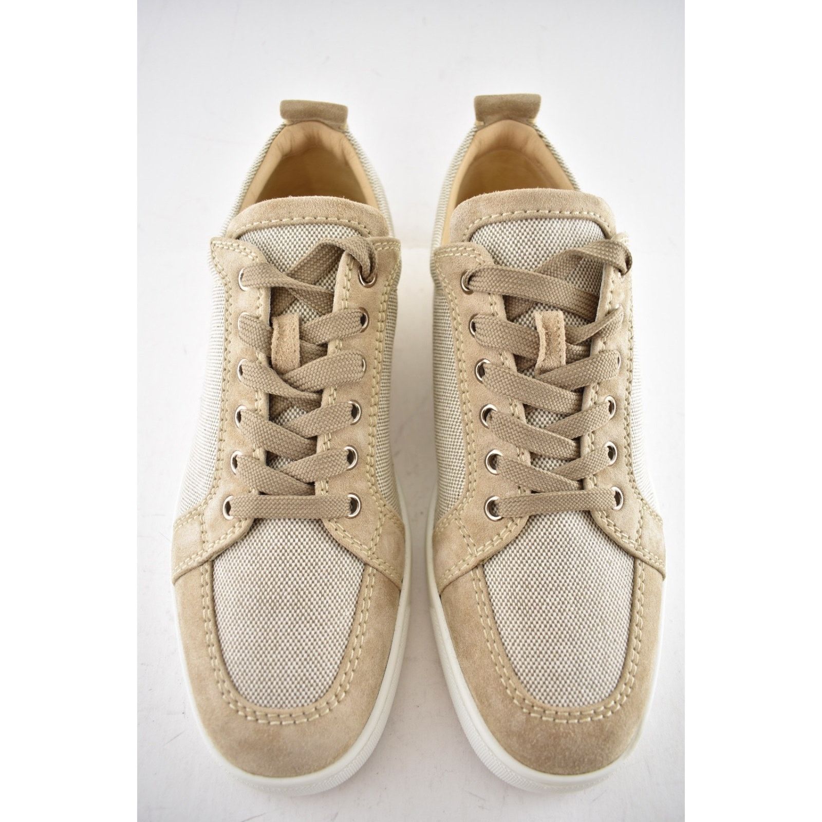 Christian Louboutin Christian Louboutin Men Rantulow Flat Mandorla Beige Suede Size US 10 / EU 43 - 6 Thumbnail