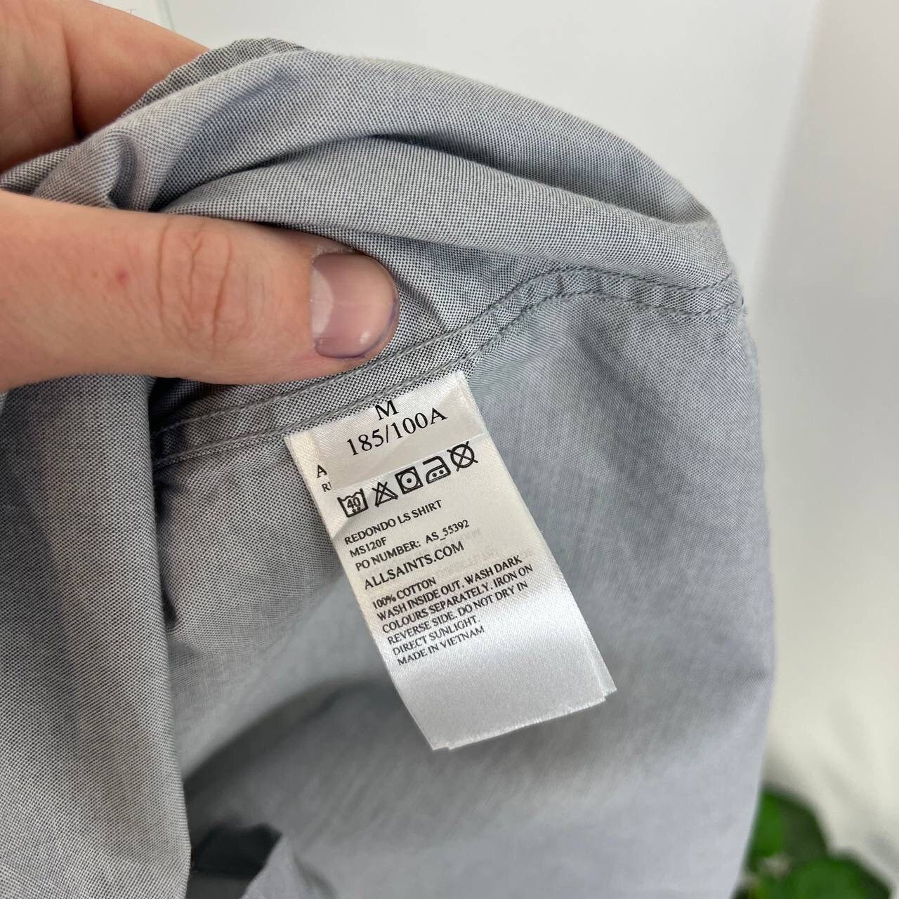Allsaints Shirt Allsaints Button Up Y2k Luxury Mini Logo Size US M / EU 48-50 / 2 - 5 Thumbnail