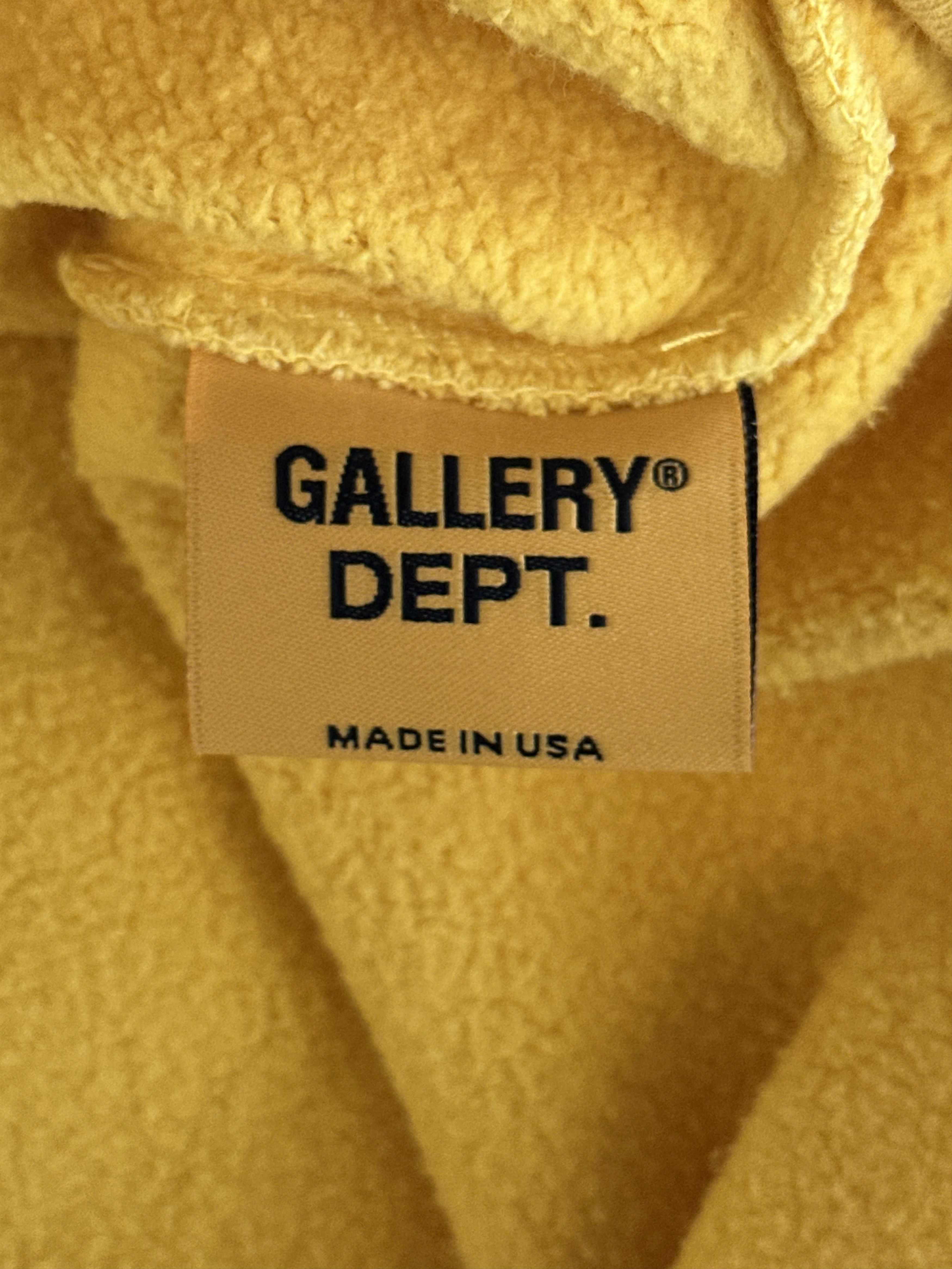 Gallery Dept. Gallery Dept Yellow Boxing Logo Sweater Size US XL / EU 56 / 4 - 4 Thumbnail
