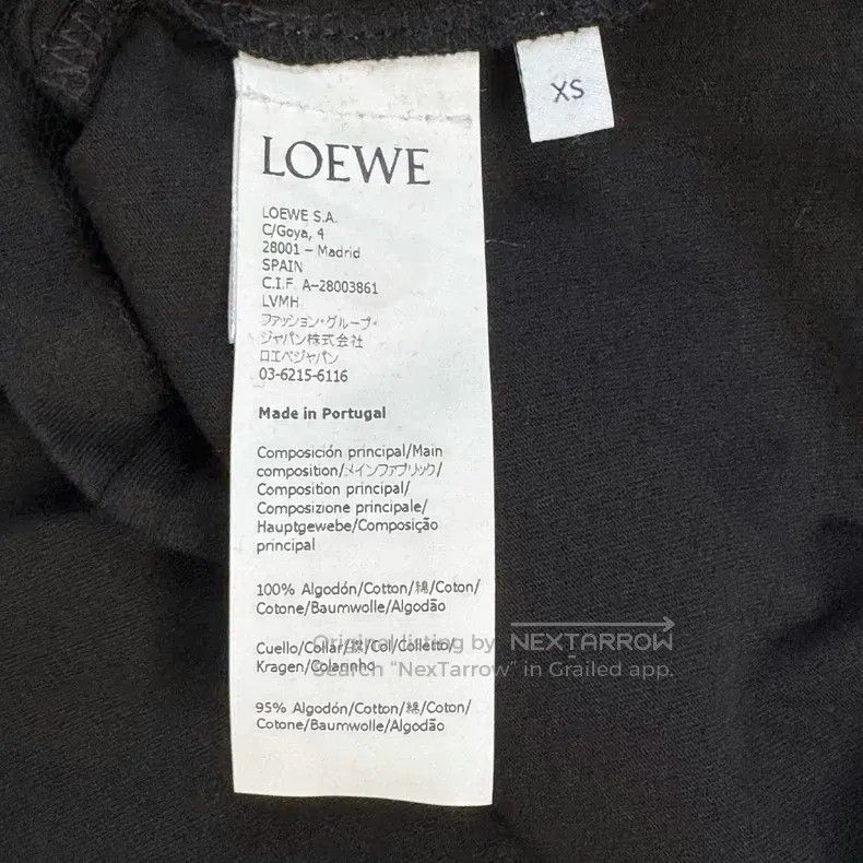 Loewe Loewe Black Embroidered Logo Short-sleeve Size XS / US 0-2 / IT 36-38 - 4 Thumbnail