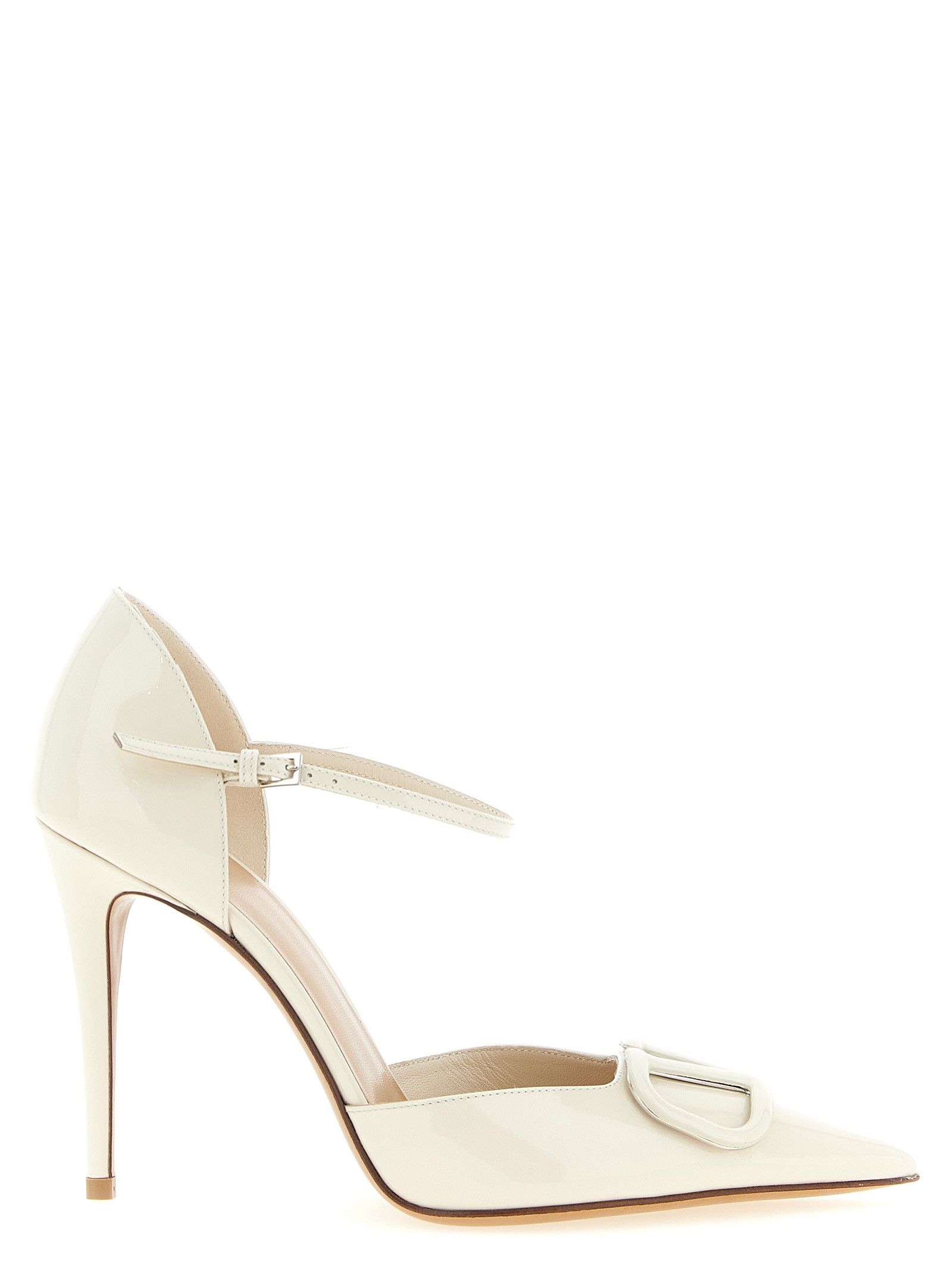 Valentino Garavani 'd'orsay' Pumps Shoes in White, Women's (Size 7)