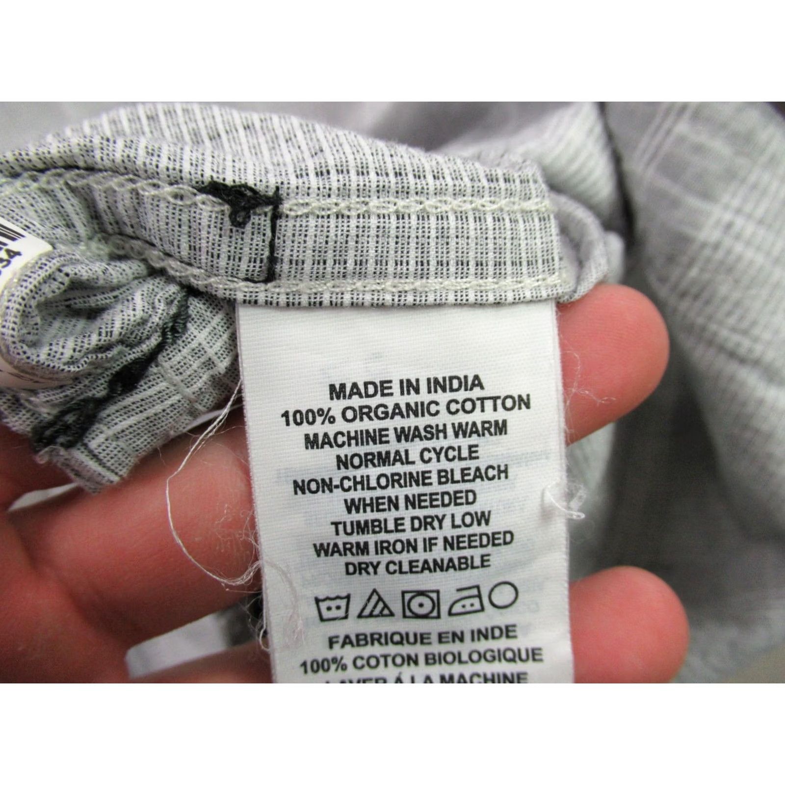 Prana prAna Shirt Mens S Short Sleeve Button Front Gray Lightweight Plaid Casual Shirt Size US S / EU 44-46 / 1 - 4 Thumbnail