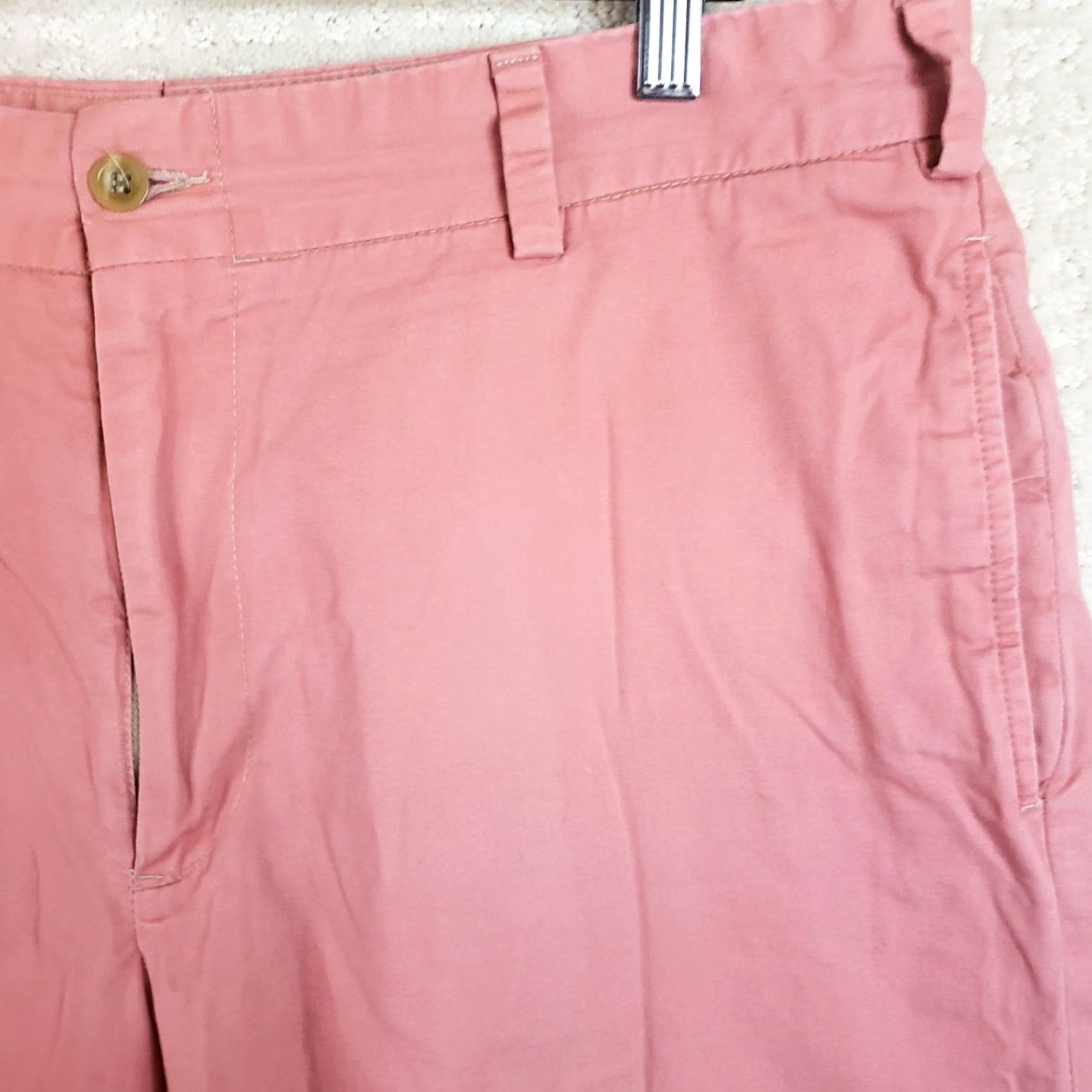 Bills Khakis Bills Khakis Shorts Mens 36x9 Salmon Color Cotton Chino Casual Travel Regular Inseam 9in Slashed Pockets Button Zipper Pocket Cotton Size US 36 / EU 52 - 5 Thumbnail
