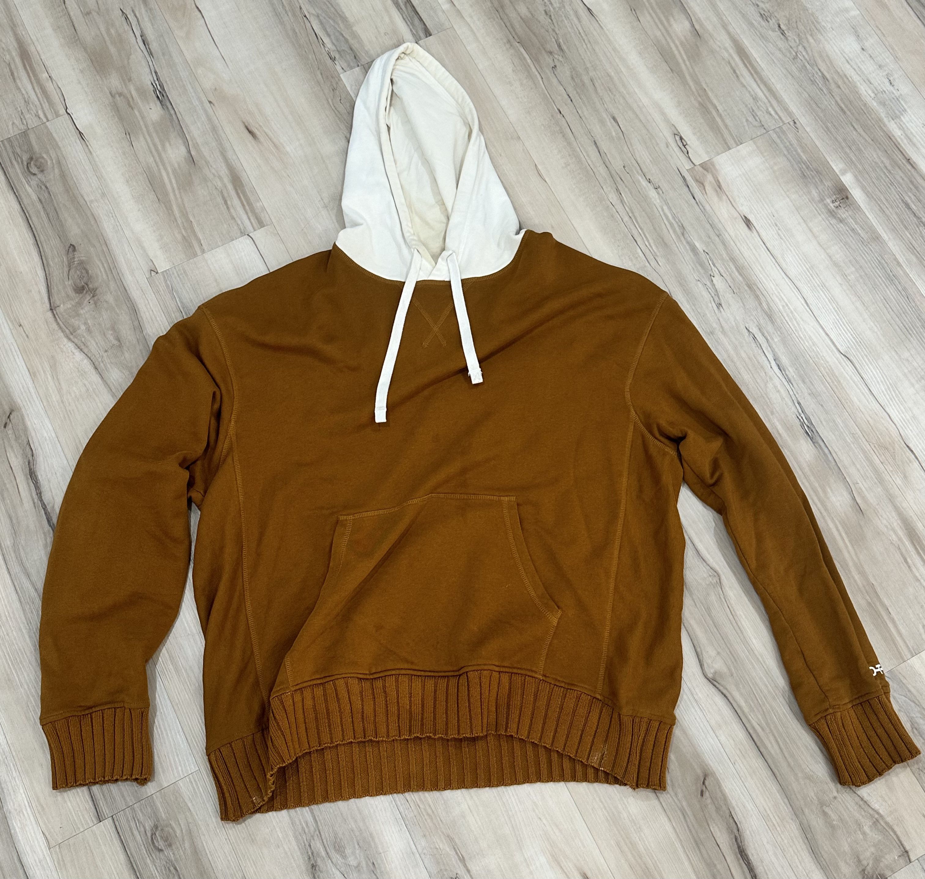 Other On This Day Knit Hoodie XL Brown With White Hood Size US XL / EU 56 / 4 - 1 Thumbnail