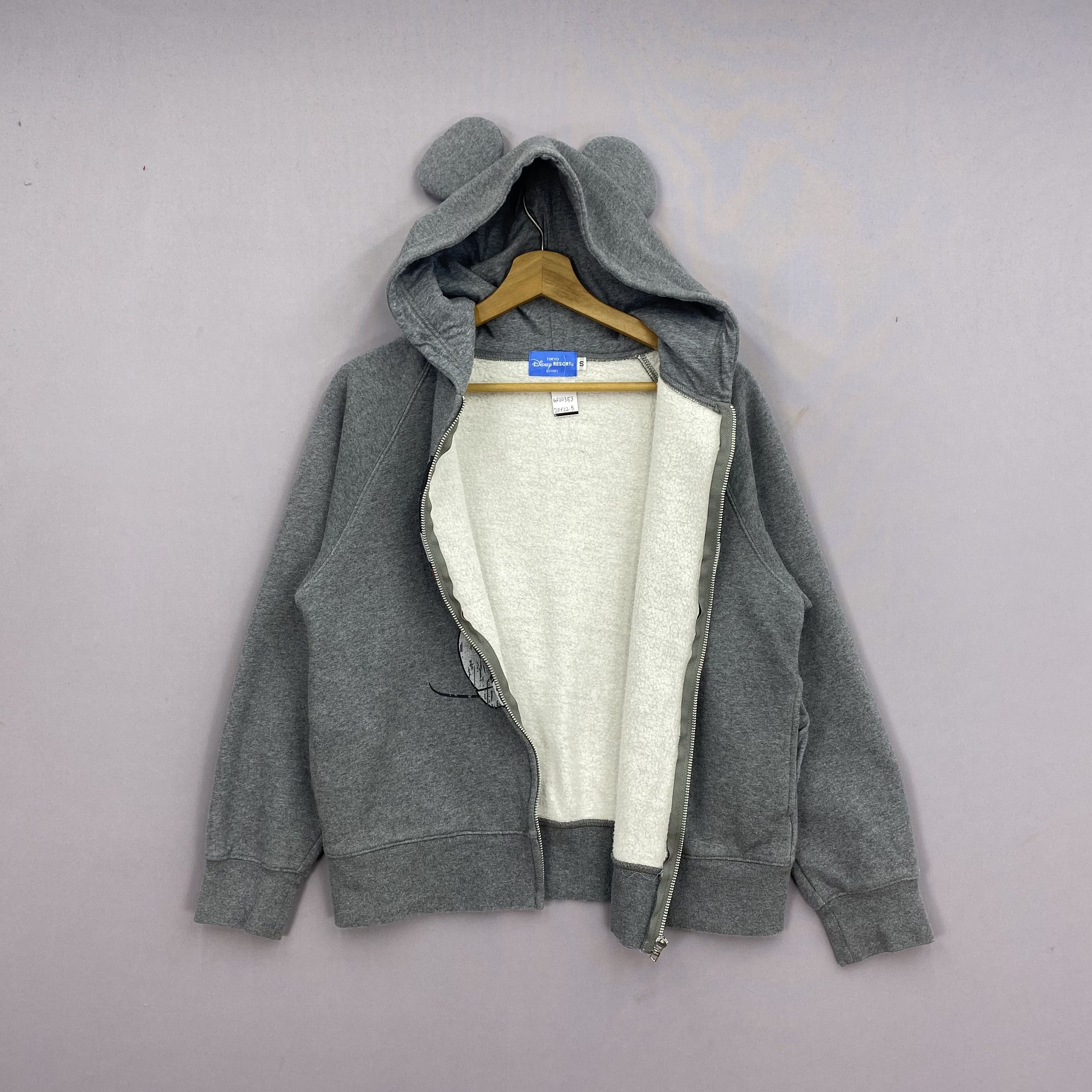 Disney Vintage Mickey Mouse Sweater Zipper Hoodie Sweatshirt Jumper Size US S / EU 44-46 / 1 - 5 Thumbnail