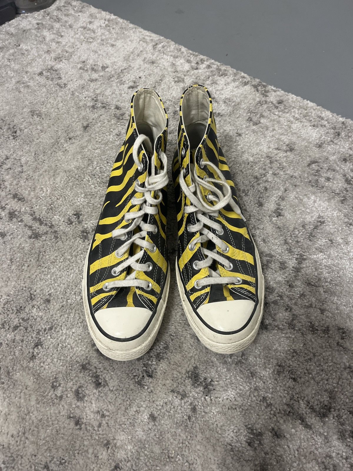 Converse Converse High Tops Black/Yellow Zebra Size US 10 / EU 43 - 4 Thumbnail