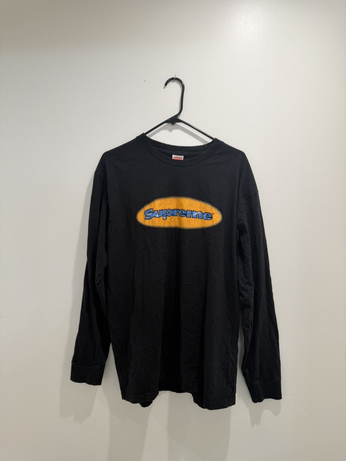 Supreme Supreme Ripple LS Tee Black Size US XL / EU 56 / 4 - 1 Thumbnail