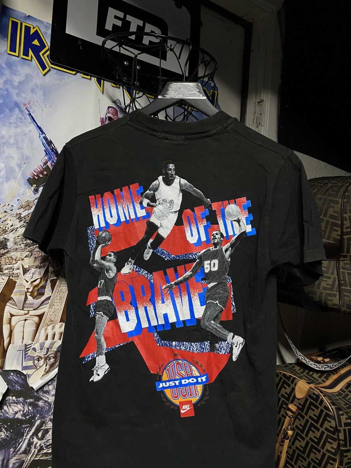 Jordan Brand × Nike × Vintage Vintage 90’s Nike Team USA Michael Jordan T-Shirt Small Size US S / EU 44-46 / 1 - 5 Thumbnail