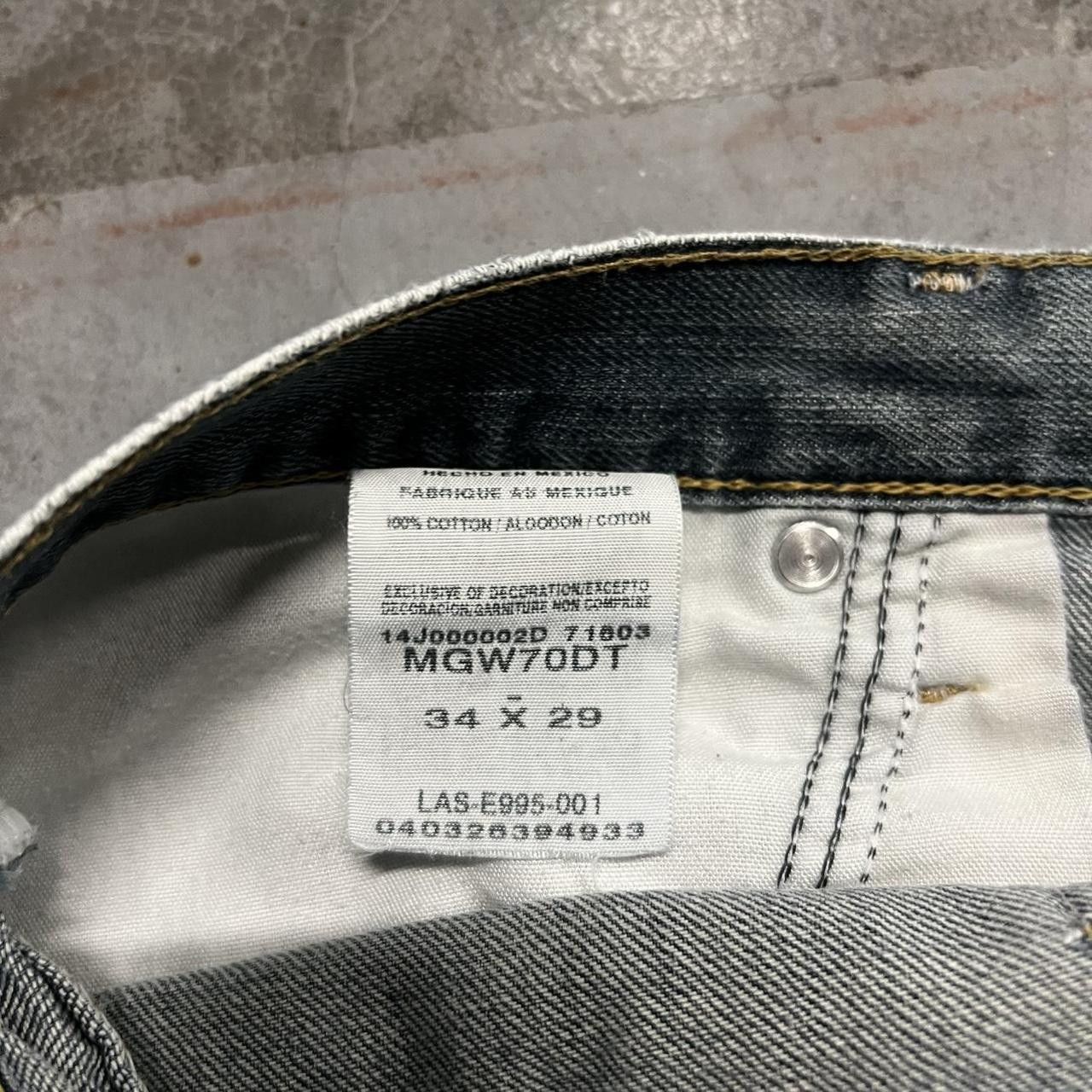 Japanese Brand × Vintage Vintage Y2K Grunge Skater Medium wash Denim Jeans! Size US 34 / EU 50 - 7 Thumbnail