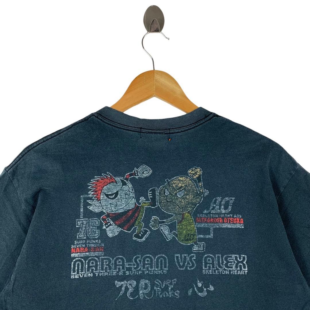 Seven 7 Vintage distressed SEVEN THREE R 73 surf punk japanese tee Size US M / EU 48-50 / 2 - 10 Thumbnail