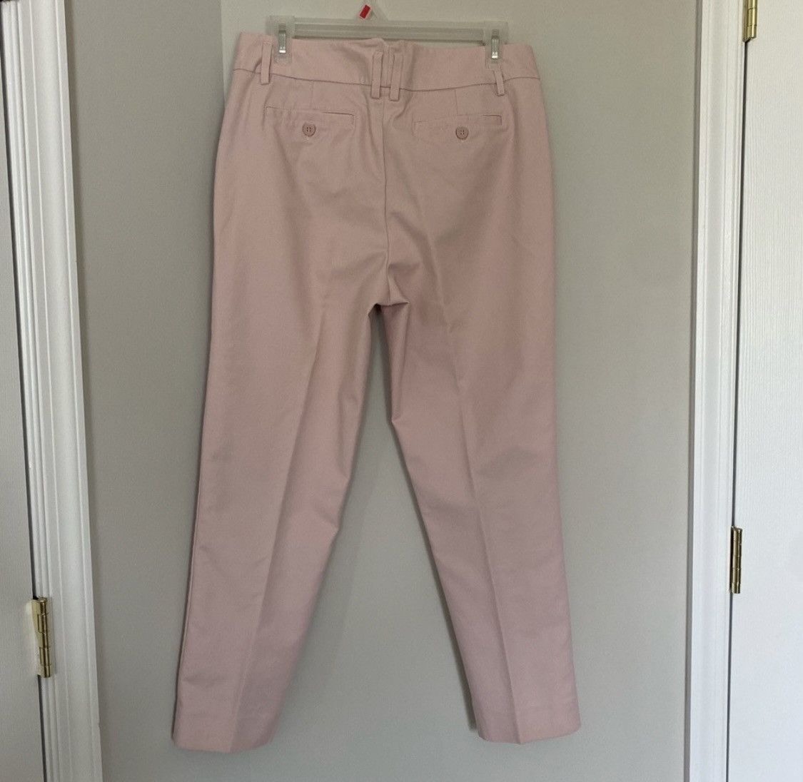 Other LIGHT PINK PLEATED HIGH RISE STRETCH ANKLE PANTS Size 30" / US 8 / IT 44 - 5 Thumbnail