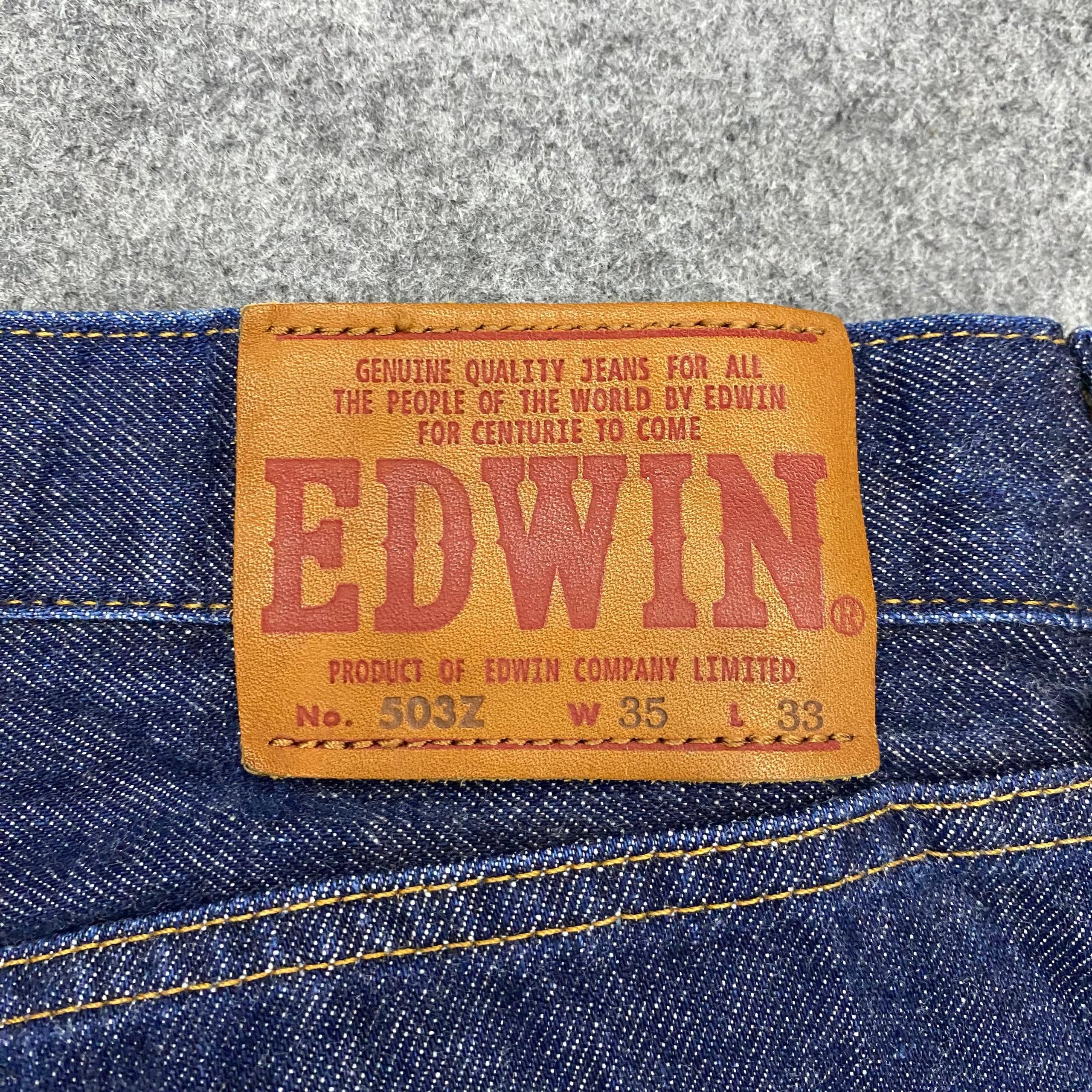 Edwin 💥Best Offer💥Vintage Edwin 503 Distressed Denim Size US 32 / EU 48 - 13 Thumbnail