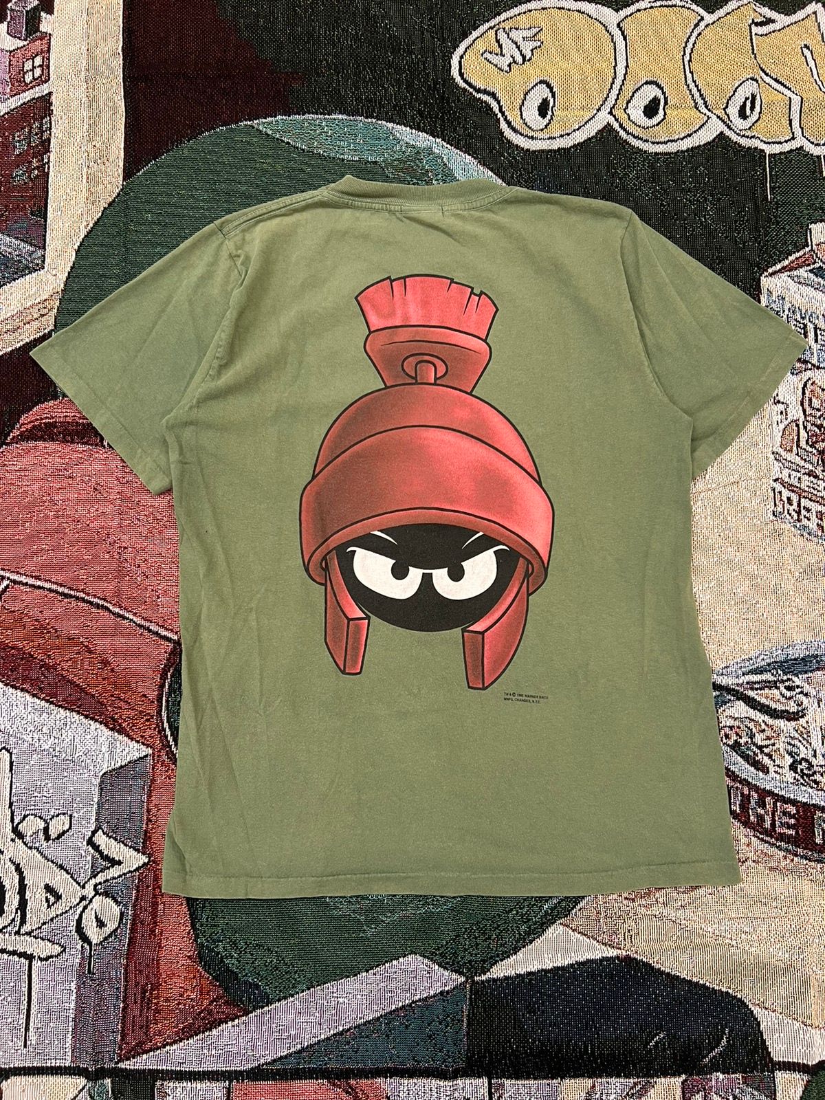 Vintage Marvin The Martian Changes Tee Green Size US L / EU 52-54 / 3 - 2 Preview