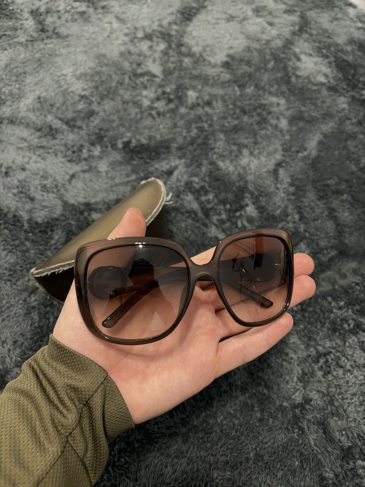 Gucci Vintage Gucci GG Interlocking Logo Sunglasses Size ONE SIZE - 3 Thumbnail