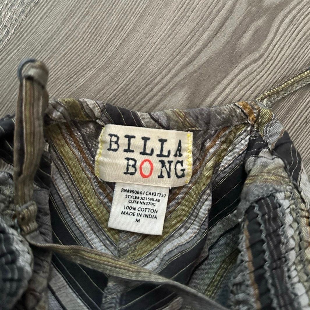 Billabong billabong green gray striped v bodycon dress Size M / US 6-8 / IT 42-44 - 4 Thumbnail