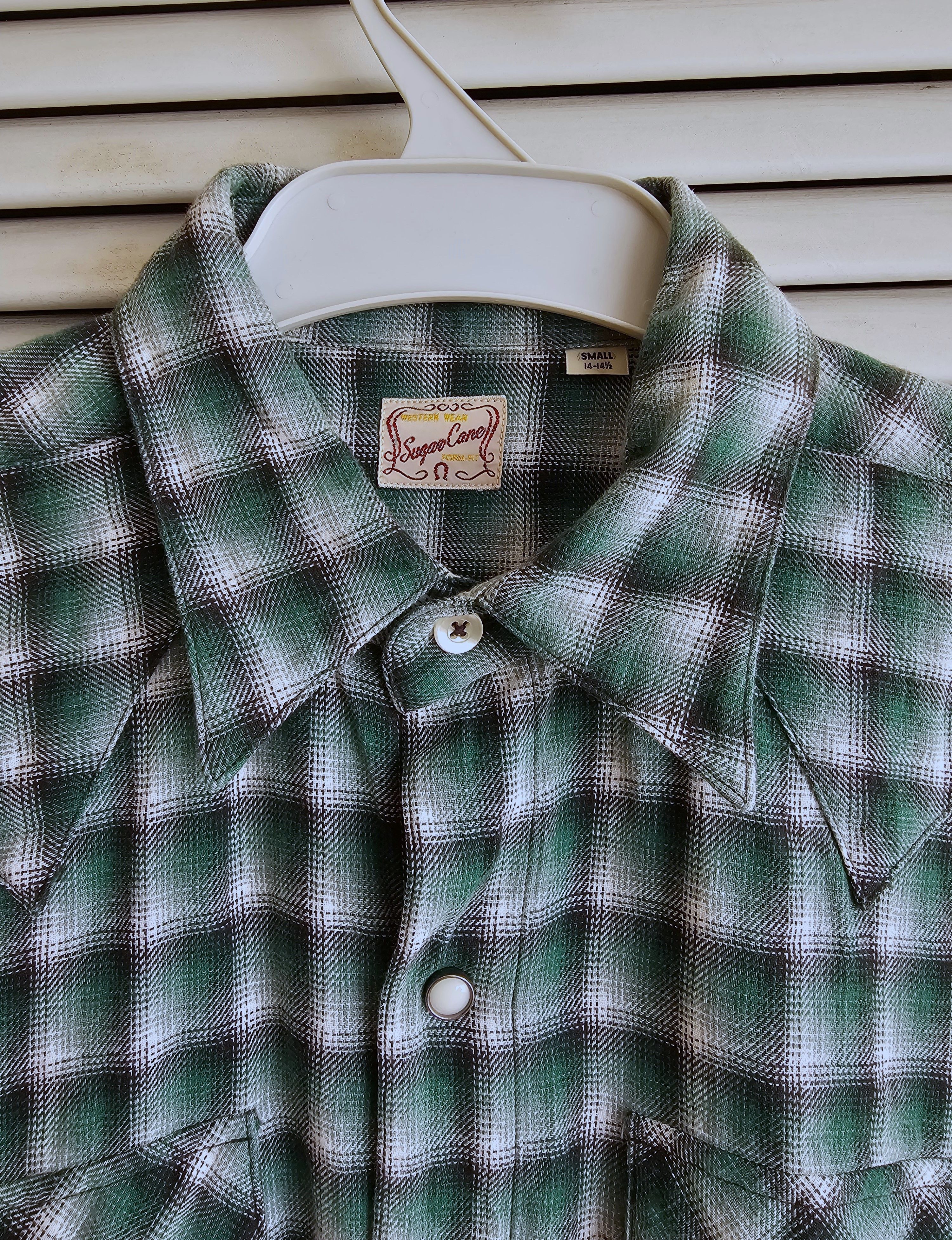 Sugar Cane Sugar Cane Heavyweight Flannel Green Size US S / EU 44-46 / 1 - 3 Thumbnail