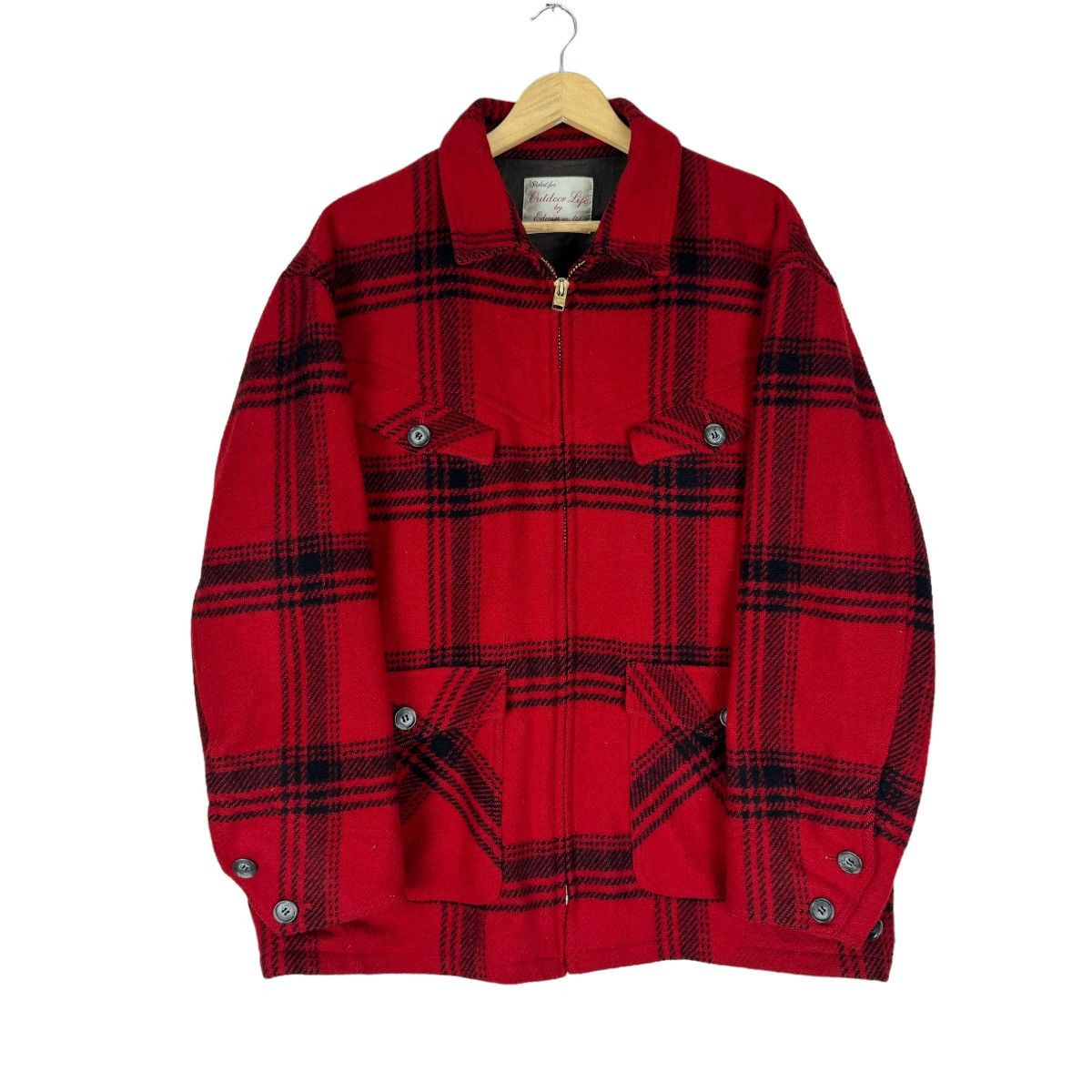 Edwin ☀️VTG EDWIN MACKINAW TARTAN BUTTON JACKET LIKE FILSON Size US L / EU 52-54 / 3 - 3 Thumbnail