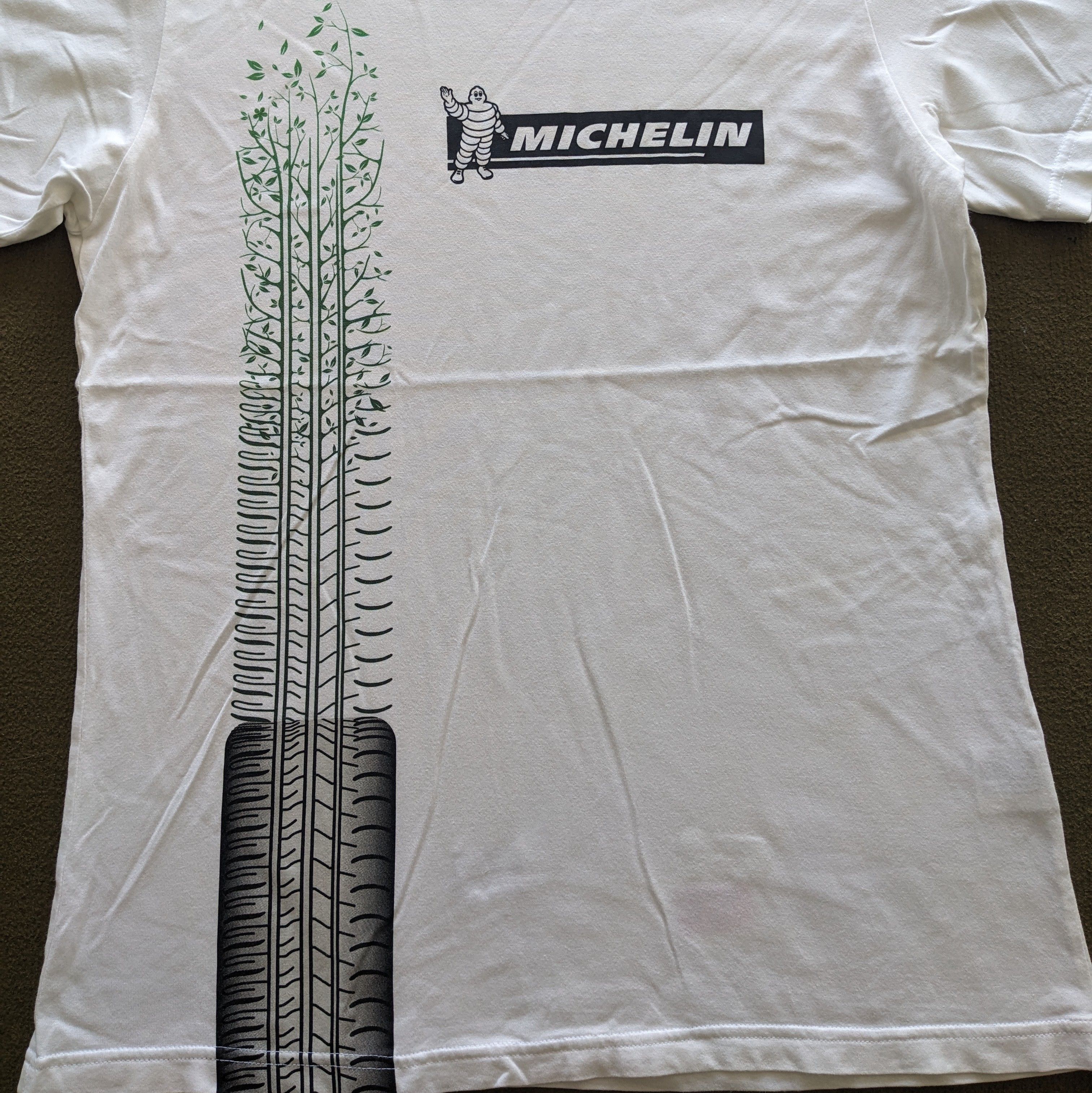 Japanese Brand Vintage MICHELIN Tyres Racing T-shirt Size US M / EU 48-50 / 2 - 2 Thumbnail