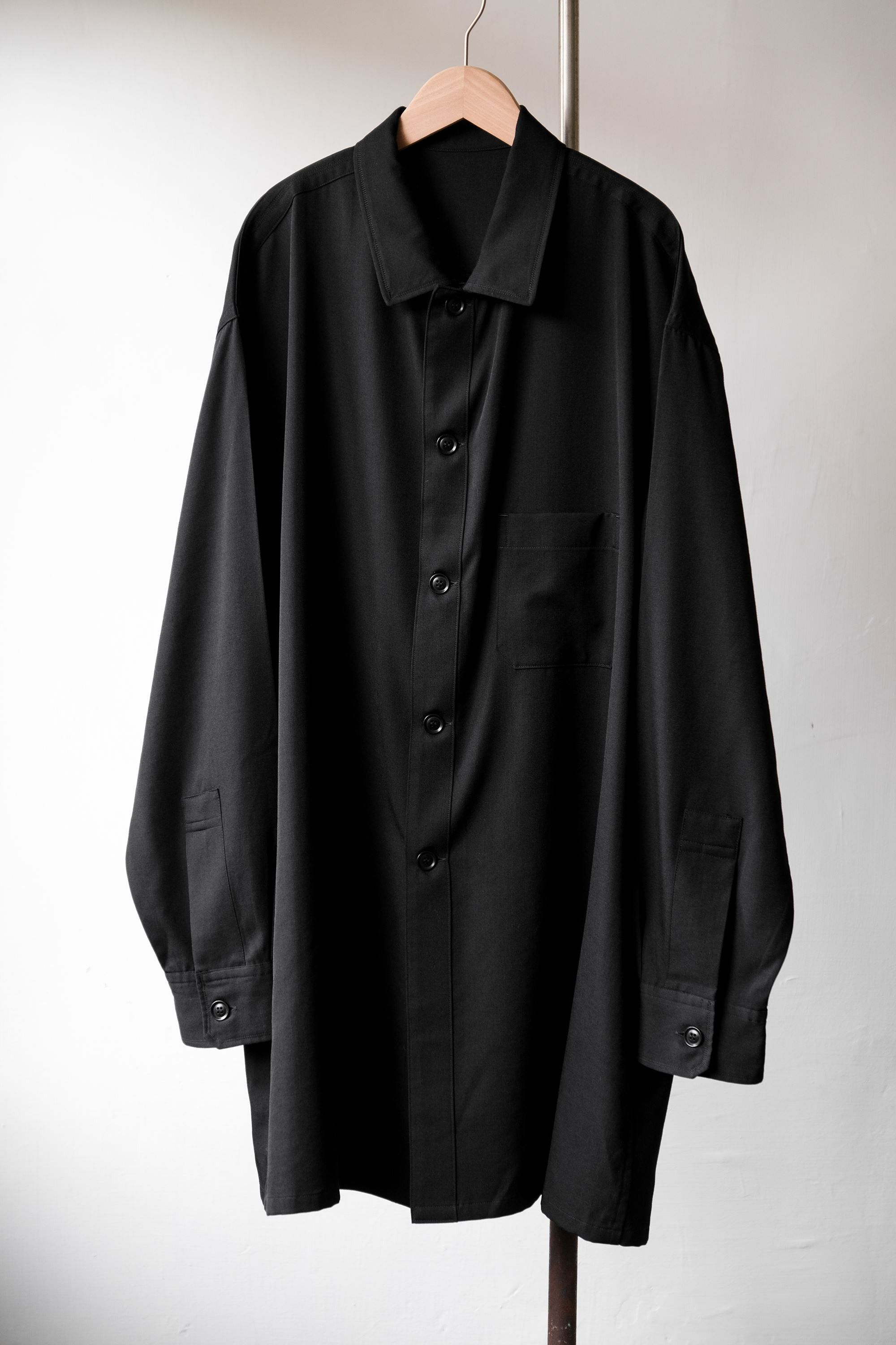 Yohji Yamamoto Yohji Yamamoto Pour Homme 16S/S Long Shirt Jacket | Grailed