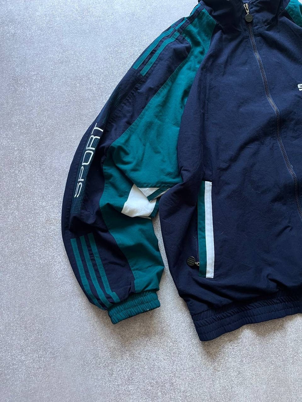 Vintage Vintage Adidas 3-stripes Nylon Tracksuit L Y2K Size US L / EU 52-54 / 3 - 11 Thumbnail