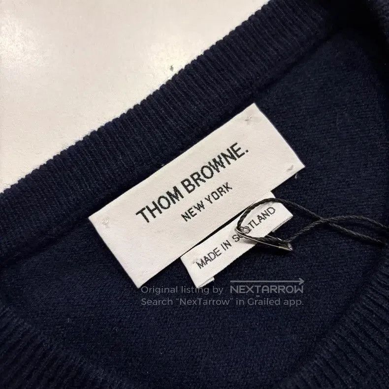 Thom Browne Thom Browne Navy Cashmere Knit Sweater Size US S / EU 44-46 / 1 - 3 Thumbnail