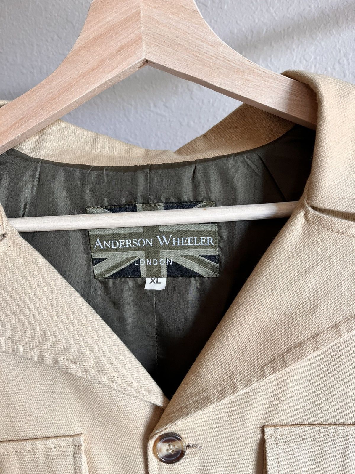 Vintage Anderson Wheeler London Safari Jacket – Khaki Field Coat XL Size US XL / EU 56 / 4 - 3 Thumbnail