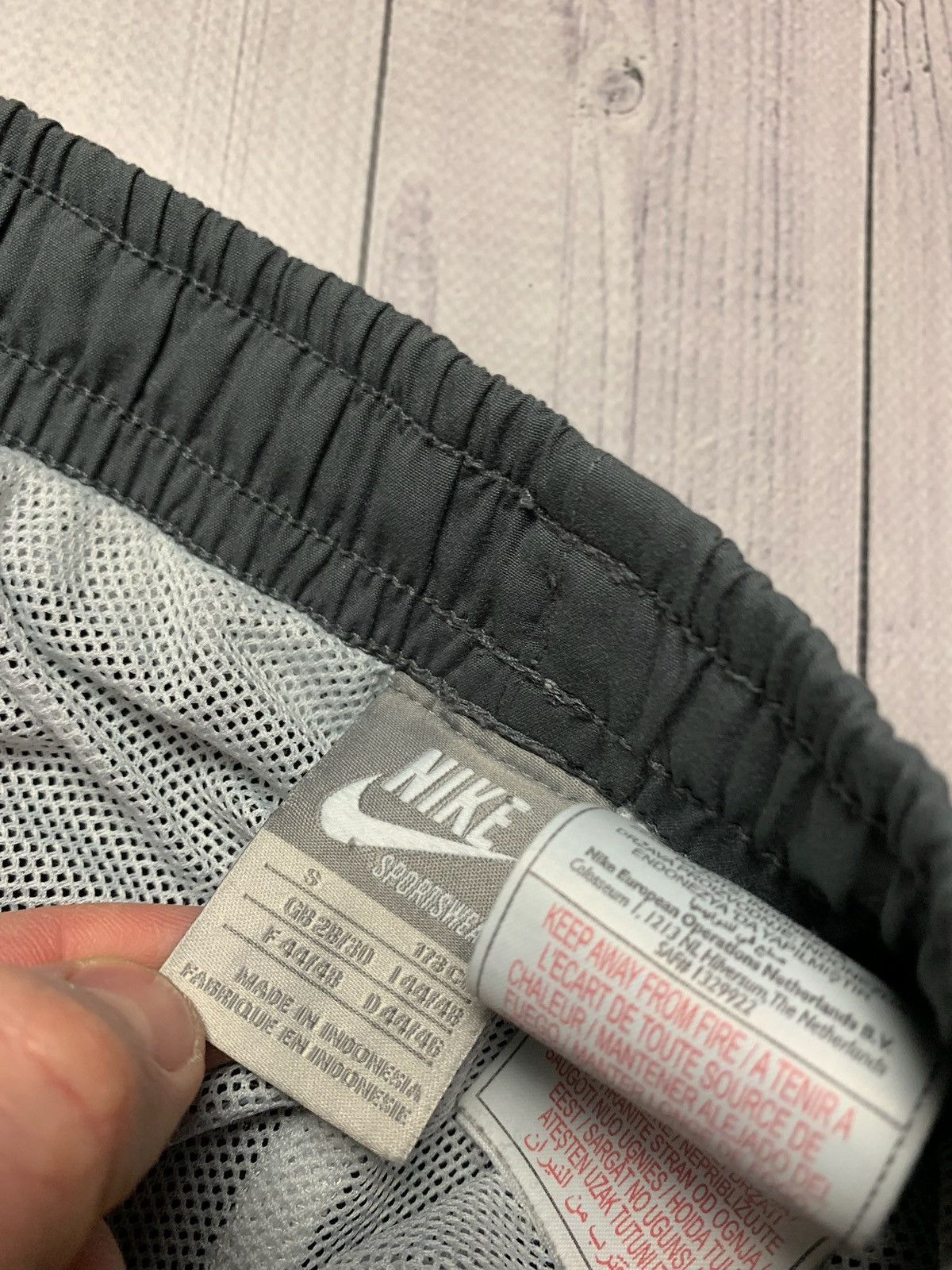 Nike × Vintage Vintage Nike drill pants Y2K logo joggers size S Size US 30 / EU 46 - 7 Thumbnail
