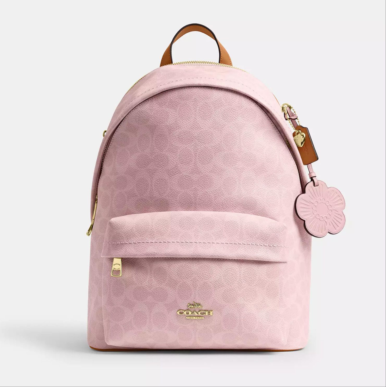 Coach Taylor Small Backpack In Signature Canvas With Charms CEF46 Size ONE SIZE - 6 Thumbnail