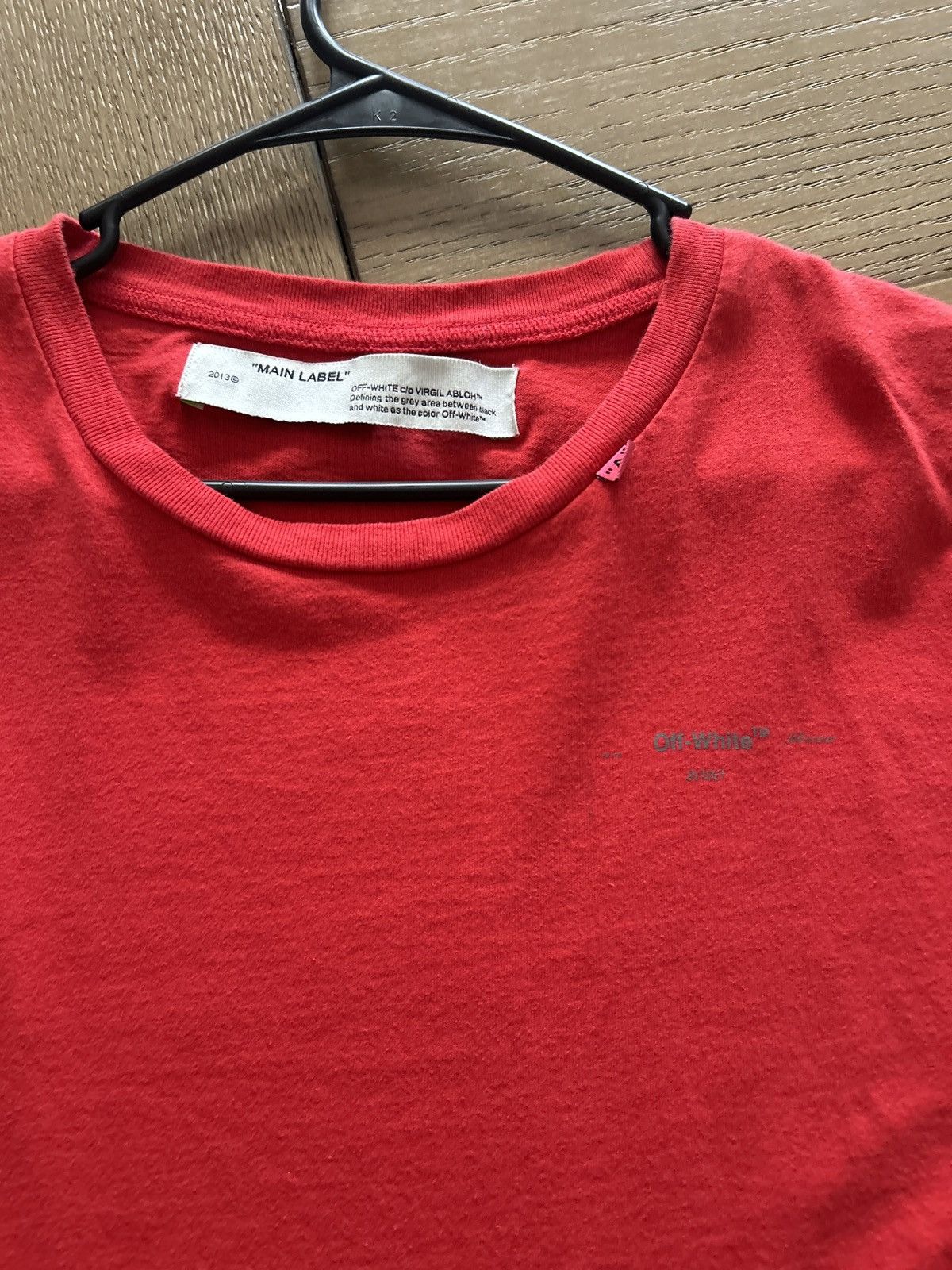 Off-White Off white red and grey Size US XL / EU 56 / 4 - 6 Thumbnail