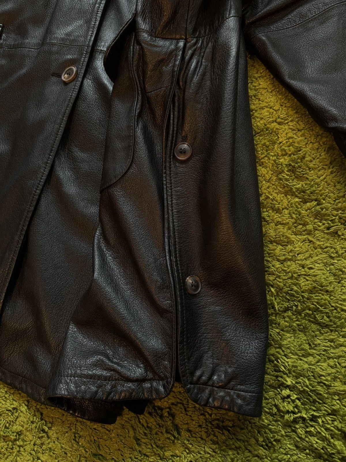 Bally × Designer Bally luxury leather coat jacket Size L / US 10 / IT 46 - 5 Thumbnail