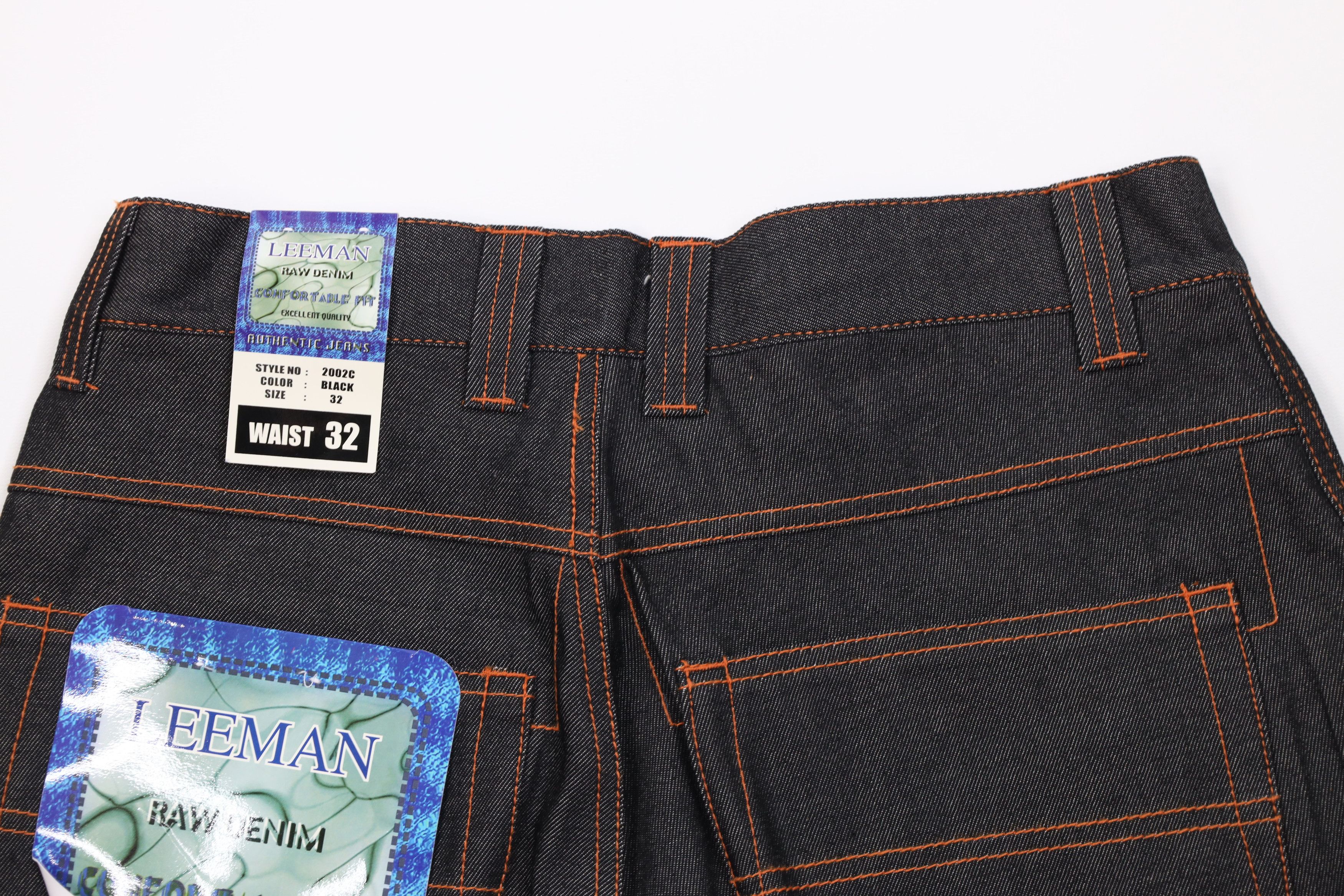 Vintage Deadstock Vintage 90s Streetwear Denim Cargo Shorts Black Size US 32 / EU 48 - 10 Thumbnail