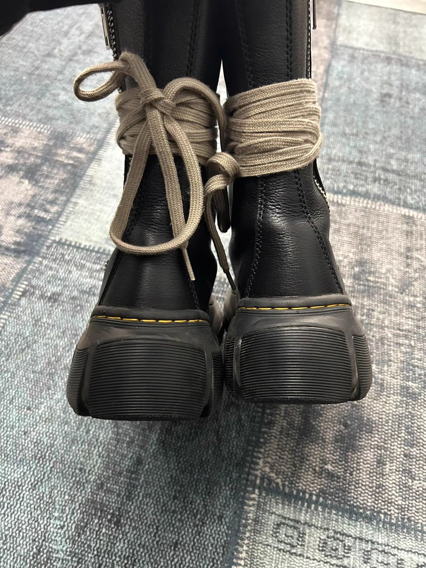 Rick Owens Rick Owens x Dr. Martens Collaboration High-Top Boots Size US 8 / IT 38 - 2 Thumbnail