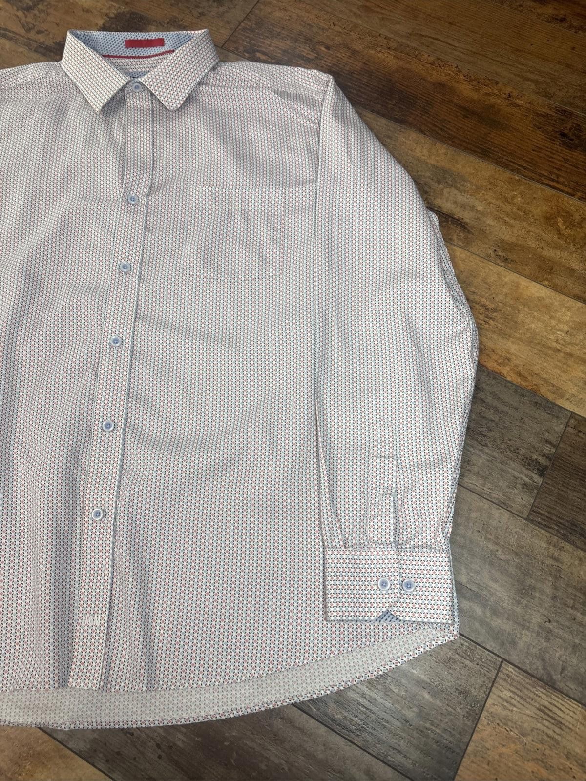 Johnston & Murphy Johnston And Murphy Men’s Long Sleeve XL Button-Down Shirt Size US XL / EU 56 / 4 - 3 Thumbnail
