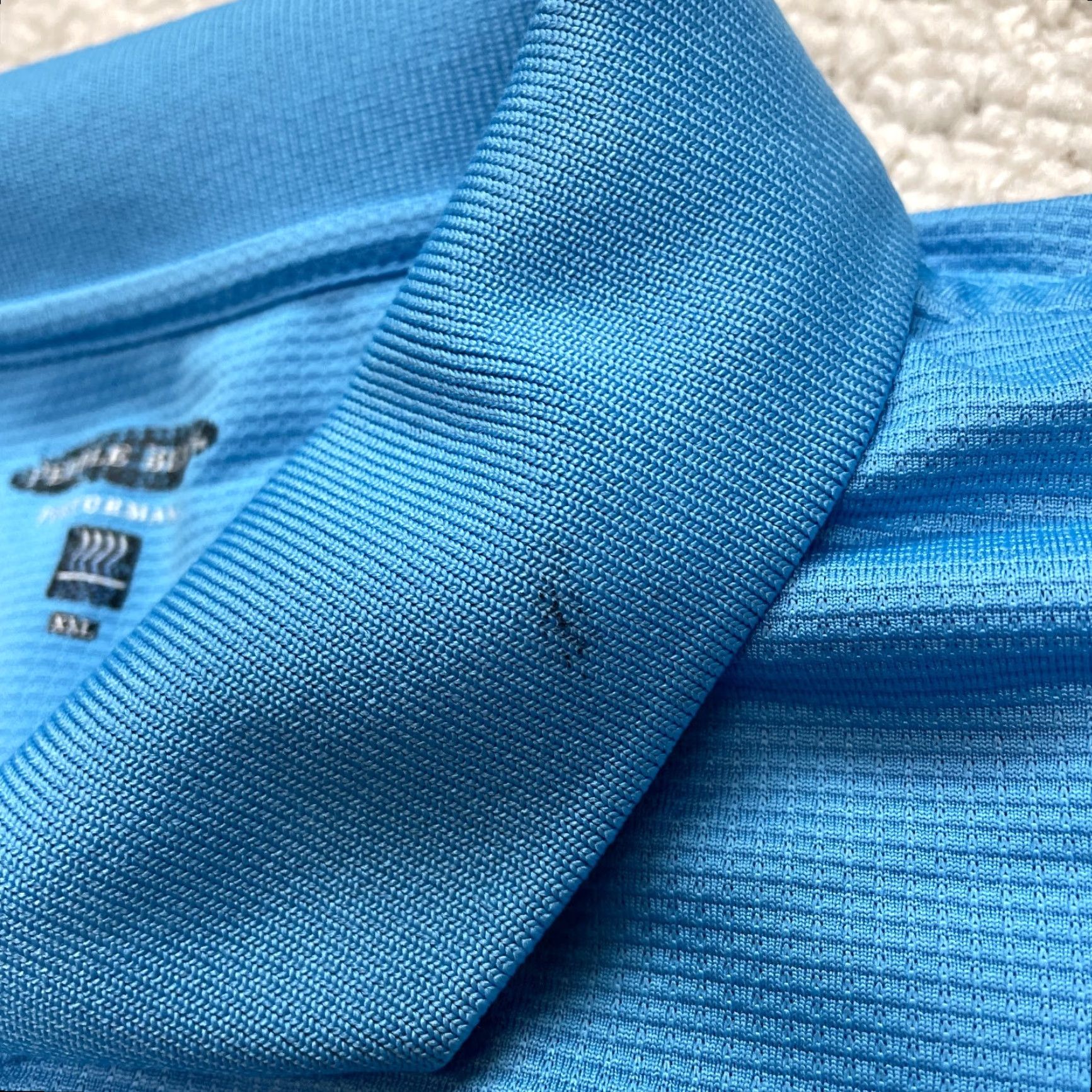Vintage Pebble Beach Polo Shirt Mens 2XL Regular Short Sleeve Blue Pebble Beach Logo Golf Shirt Size US XXL / EU 58 / 5 - 3 Thumbnail