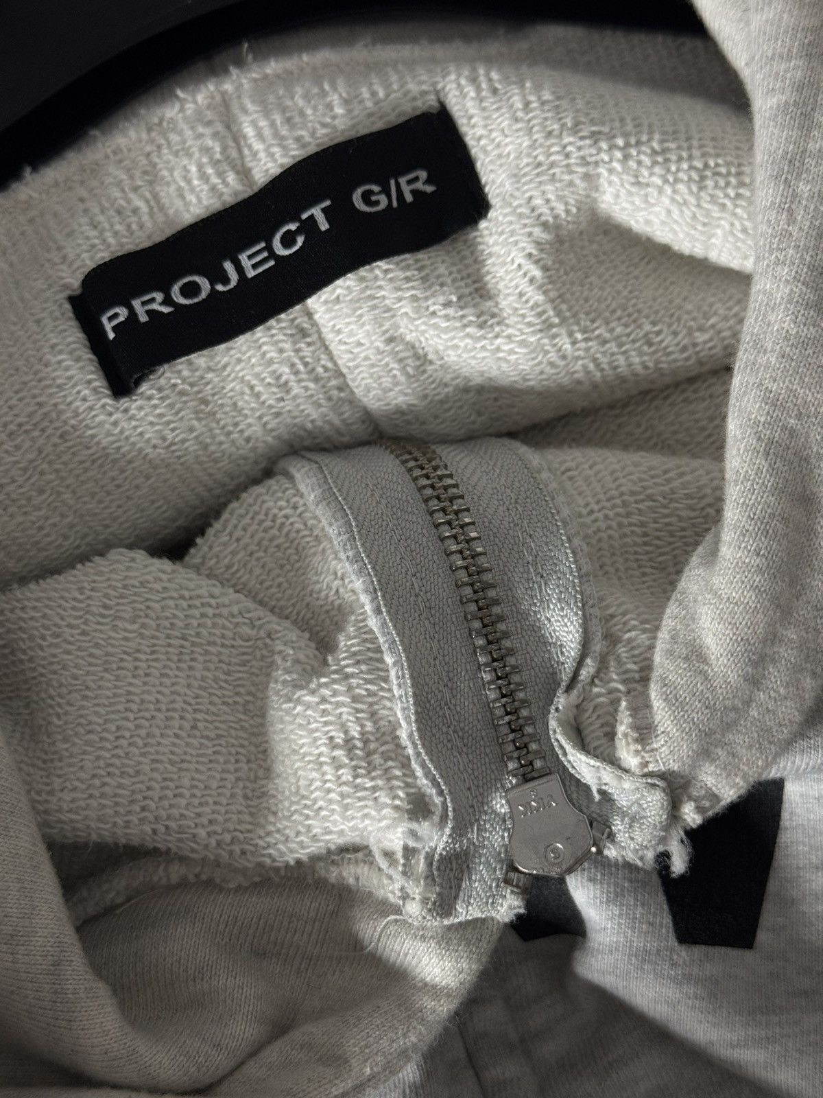 PROJECT G/R ✅ Project G/R Army Washed Grey Zip Hoodie Dirty Distressed 1 Size US M / EU 48-50 / 2 - 8 Thumbnail