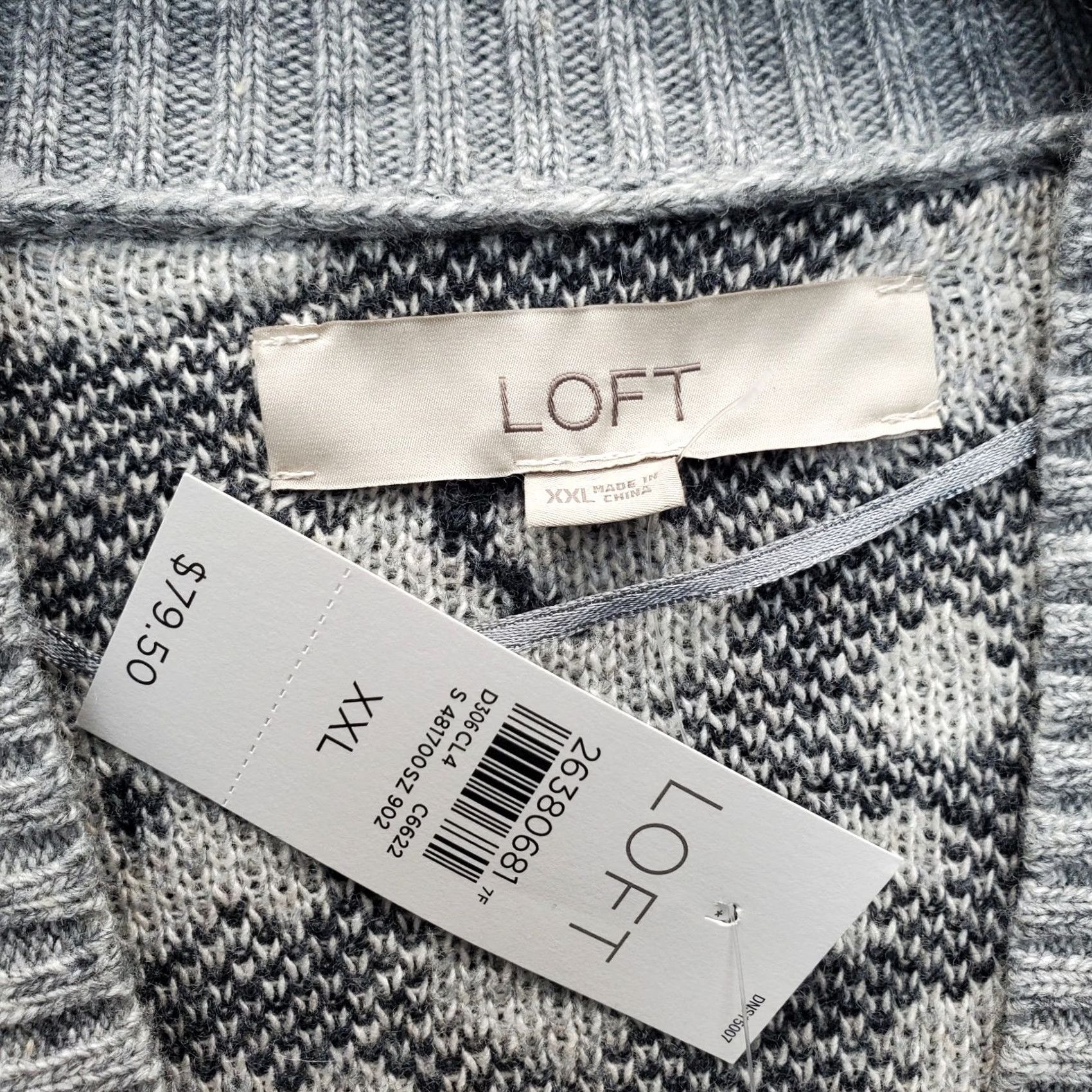 Loft LOFT Cardigan Womens XXL Multi Leopard Print Viscose Wool Blend Knit Open Front Size XXL / US 16-18 / IT 52-54 - 3 Thumbnail