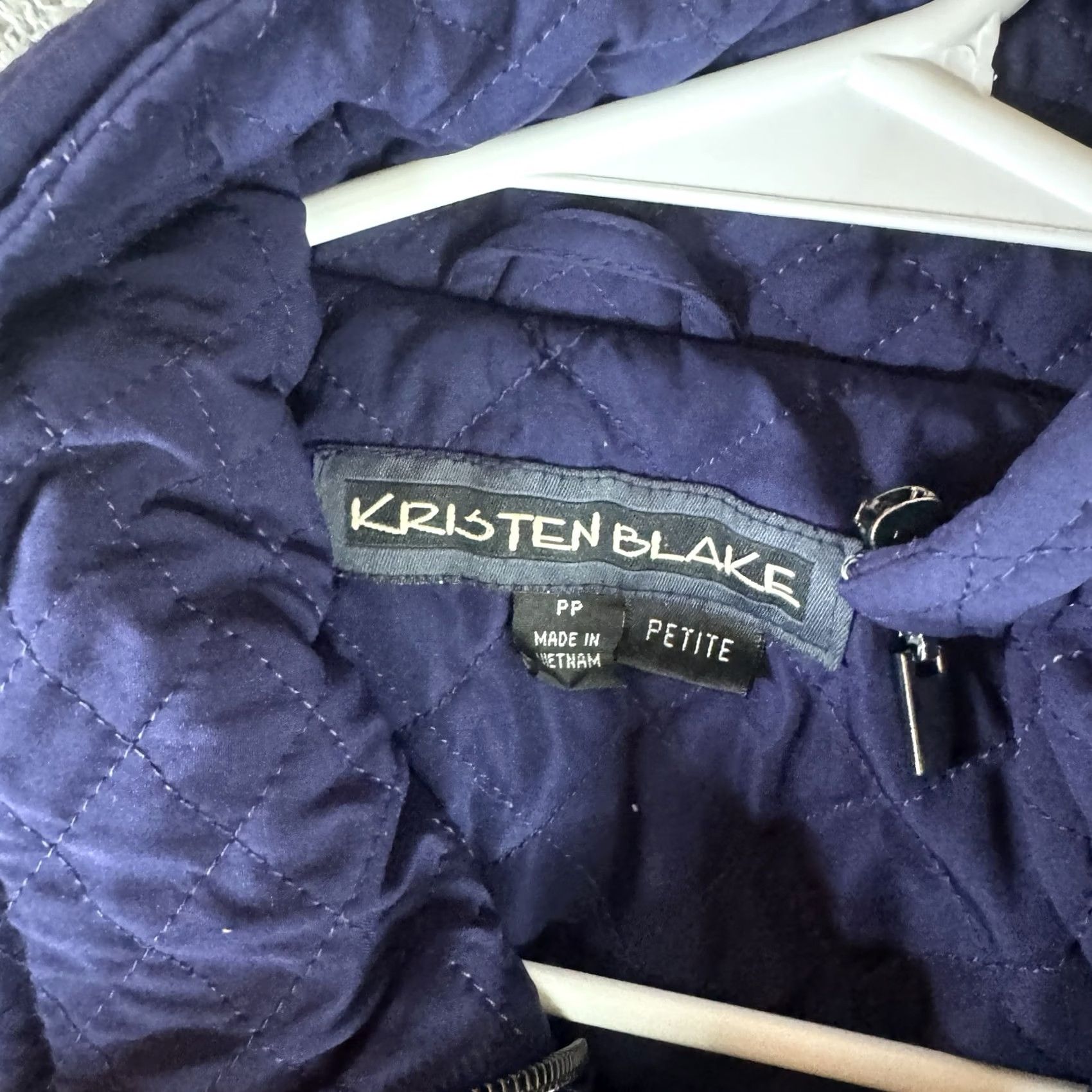 Vintage Kristen Blake Coat Women's PP Blue Short Full Zip Lined Winter Outdoors Size XXS / US 00 / IT 34 - 4 Thumbnail