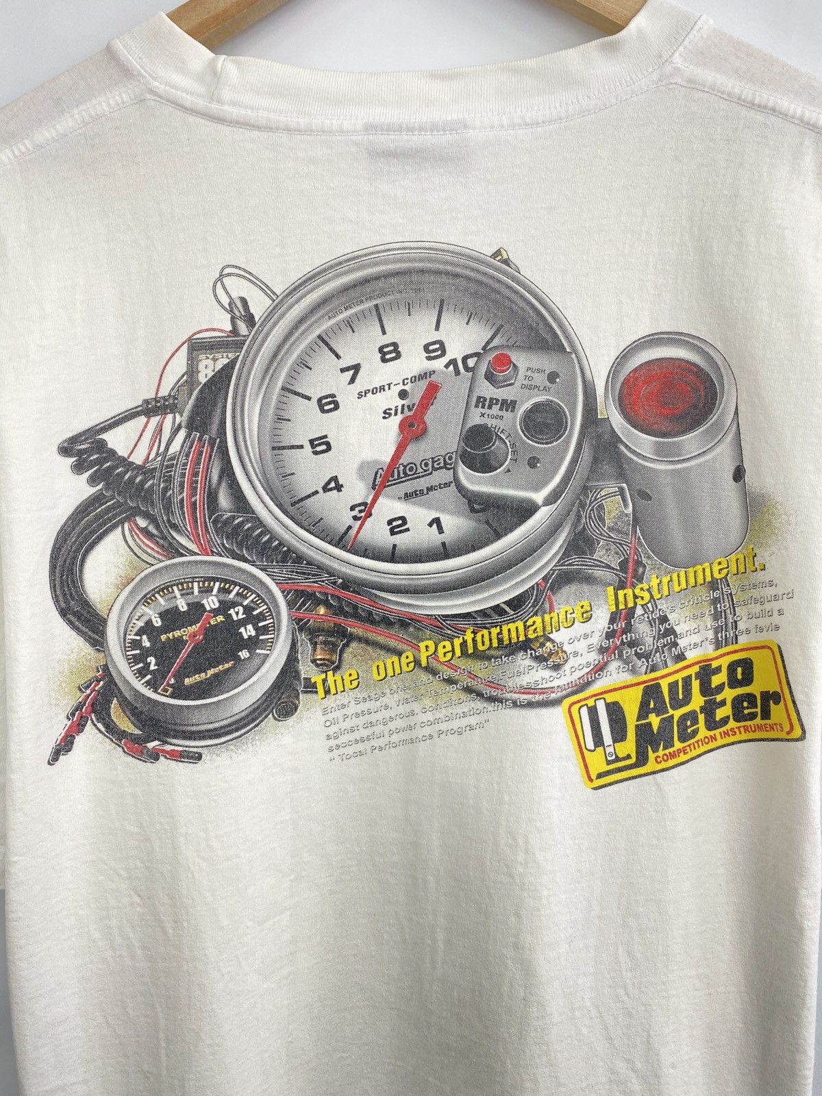 NASCAR × Vintage Y2K 2010 Auto Meter Vintage rare retro t-shirt hype Y2K Size US XL / EU 56 / 4 - 4 Thumbnail