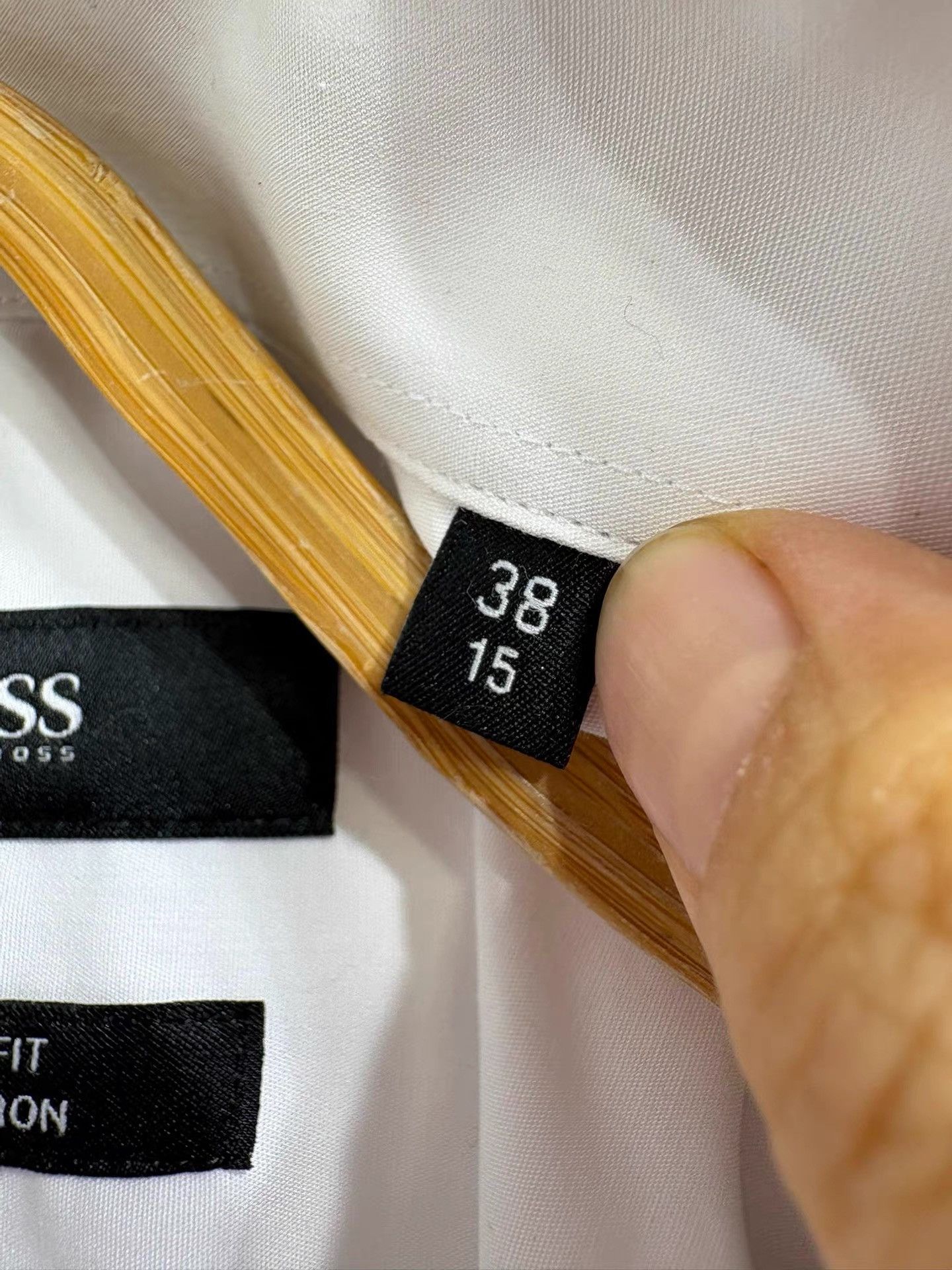 Hugo Boss Hugo Boss Men's White Formal Shirt K29 Size US S / EU 44-46 / 1 - 4 Thumbnail