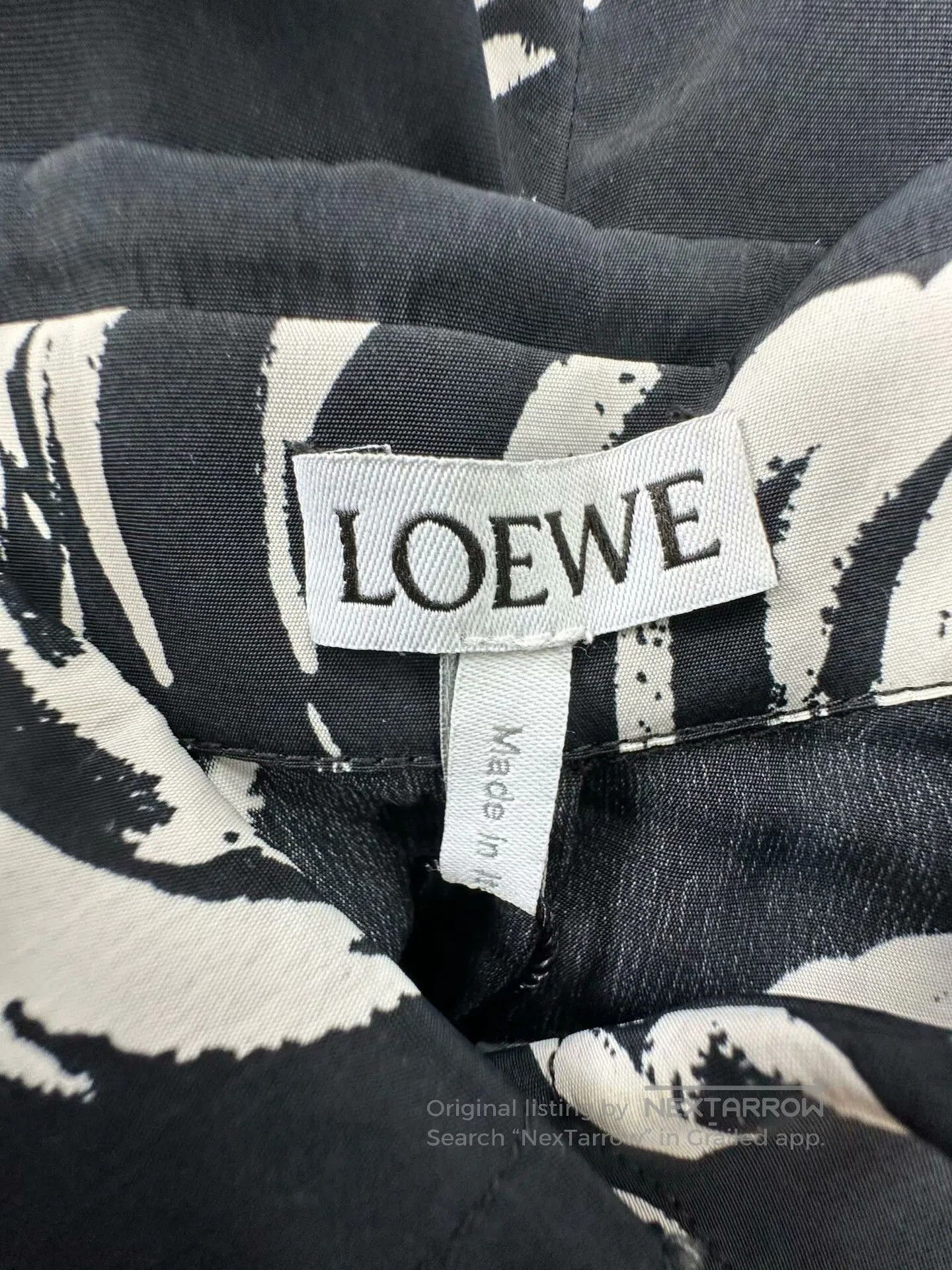 Loewe Loewe Black Floral Print Silk Shirt. Size S / US 4 / IT 40 - 3 Thumbnail