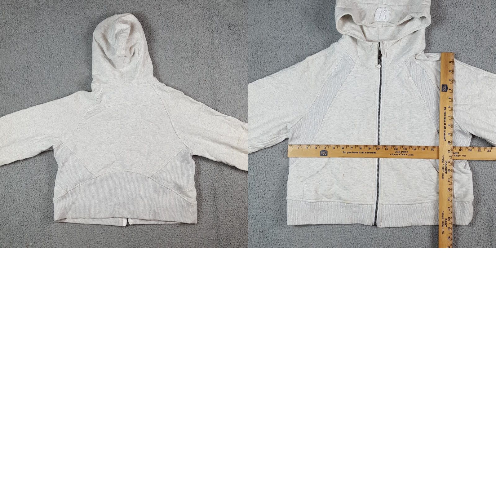 Lululemon Lululemon Scuba Hoodie Women's Size S Oversized Zip Up Crewneck Sweatshirt Gray Size S / US 4 / IT 40 - 9 Thumbnail
