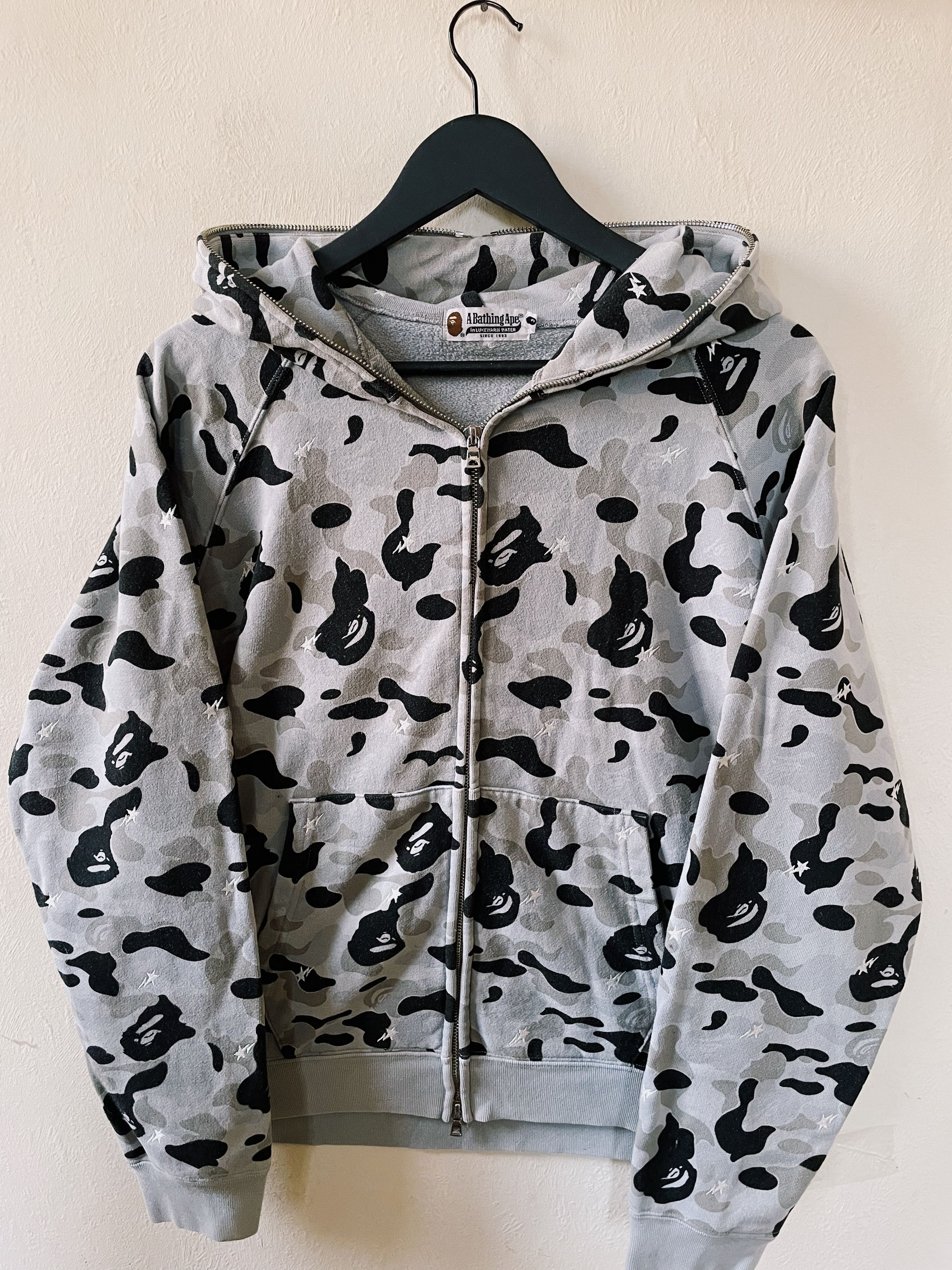 Bape BAPE X HIDDEN STA CAMO TIGER FULL ZIP HOODIE | Grailed