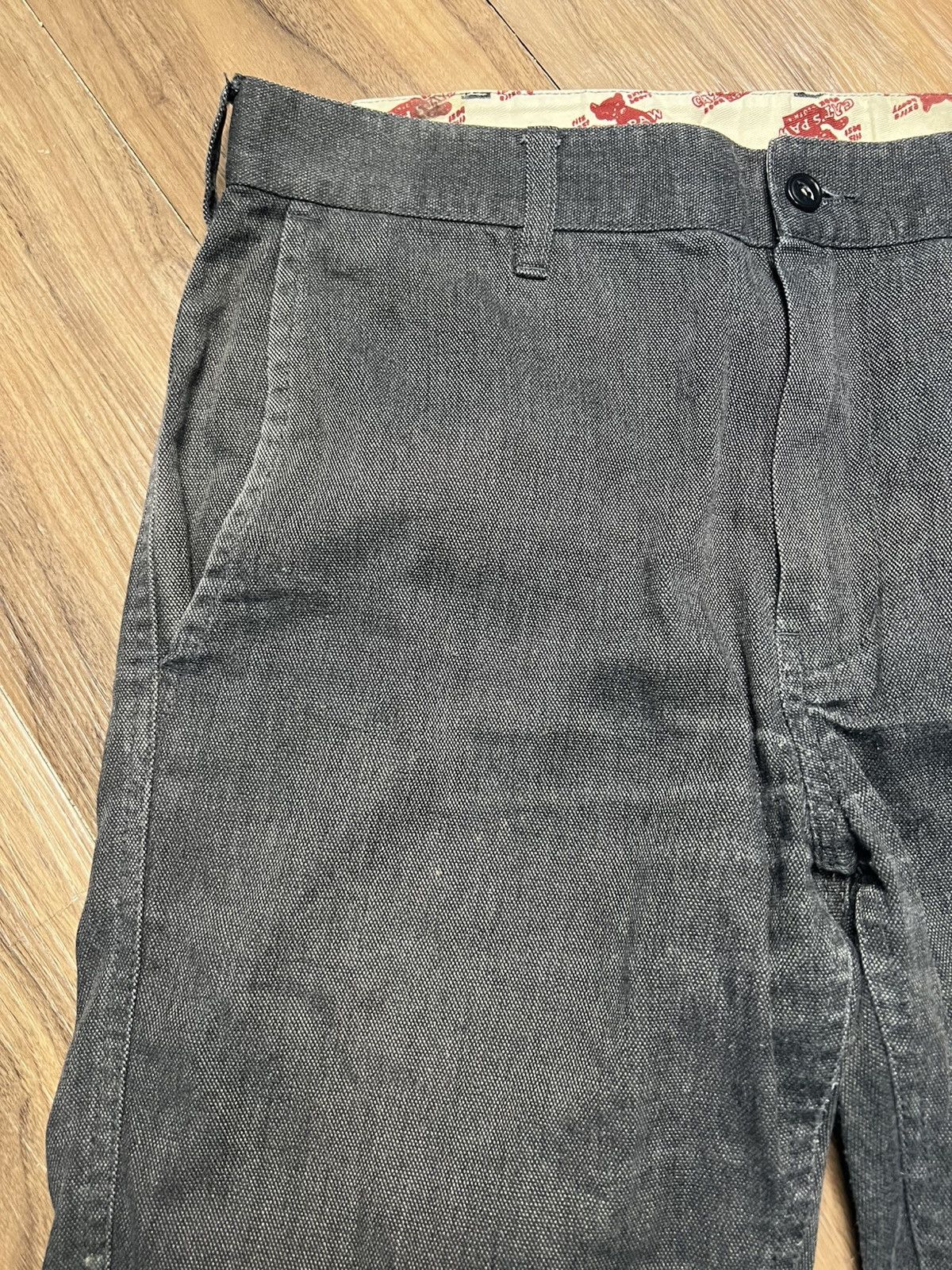 CAT'S PAW Cat's Paw Workwear Grey Duck Canvas Pants (43) Size US 33 - 3 Thumbnail
