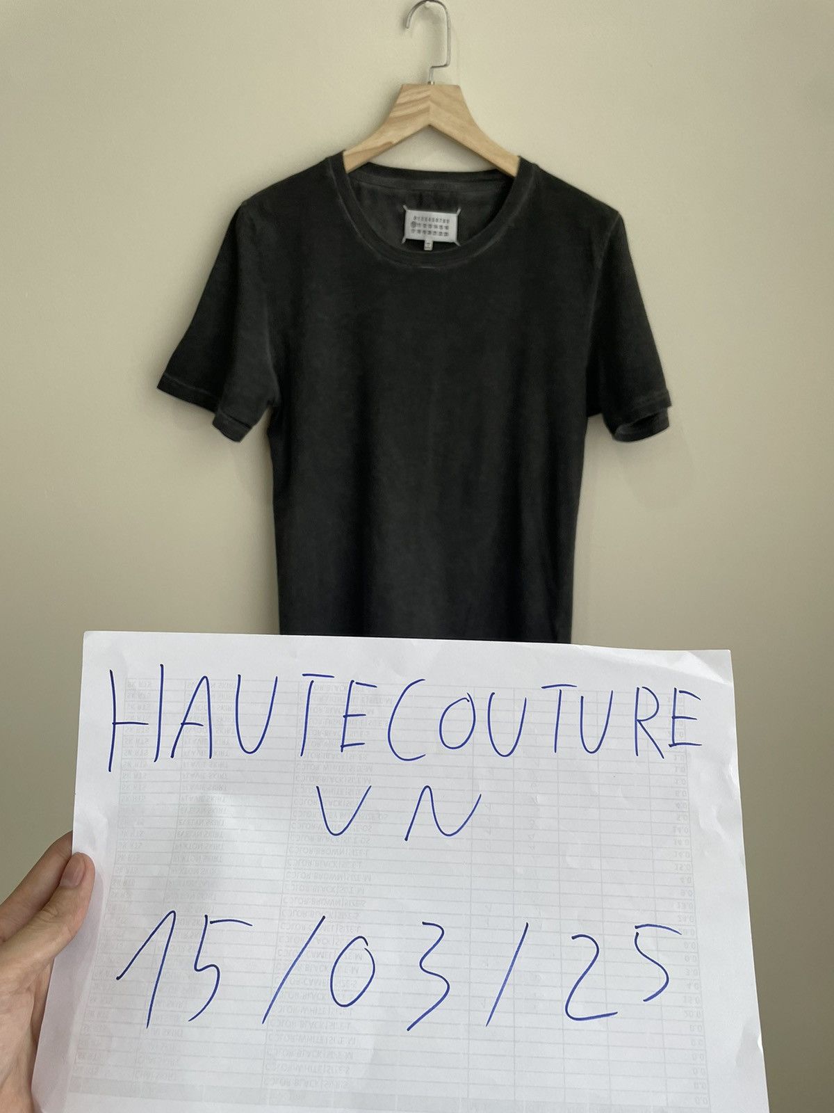 Maison Margiela RESIN GARMENT DYE T-SHIRT Size US S / EU 44-46 / 1 - 11 Thumbnail