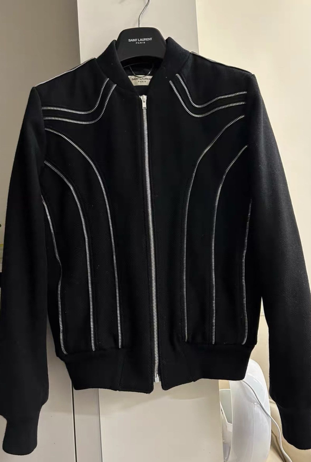Saint Laurent Paris Saint Laurent Paris SLP 2015FW Ray Silver Chain Jacket Size US S / EU 44-46 / 1 - 1 Thumbnail