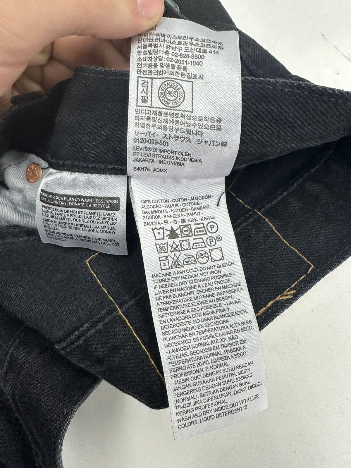 DENIM TEARS Denim tears studded wreath jeans black Size US 34 / EU 50 - 5 Thumbnail