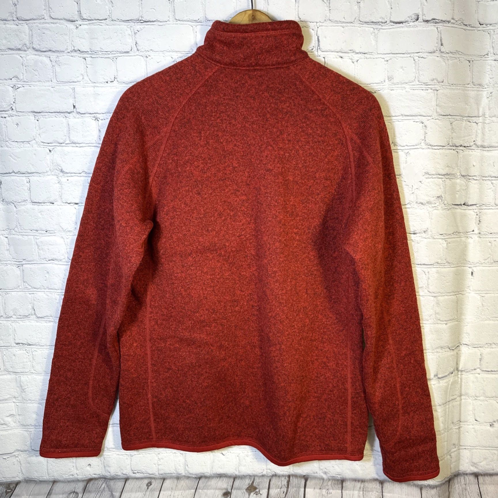 Patagonia Patagonia Sweatshirt Mens Medium Red 1/4 Zip Fleece Pullover Better Sweater Mock Neck Long Sleeve Logo Zipper Pockets Outdoor Hiking Walking Size US M / EU 48-50 / 2 - 4 Thumbnail
