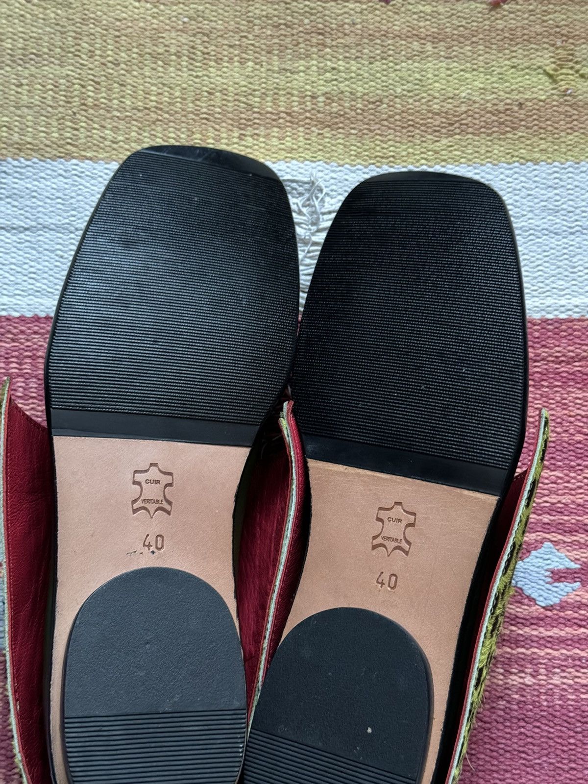 Genuine Leather Vintage Zurkinden Chaussures y2k Low Genuine Leather Shoes Size US 10 / IT 40 - 13 Thumbnail